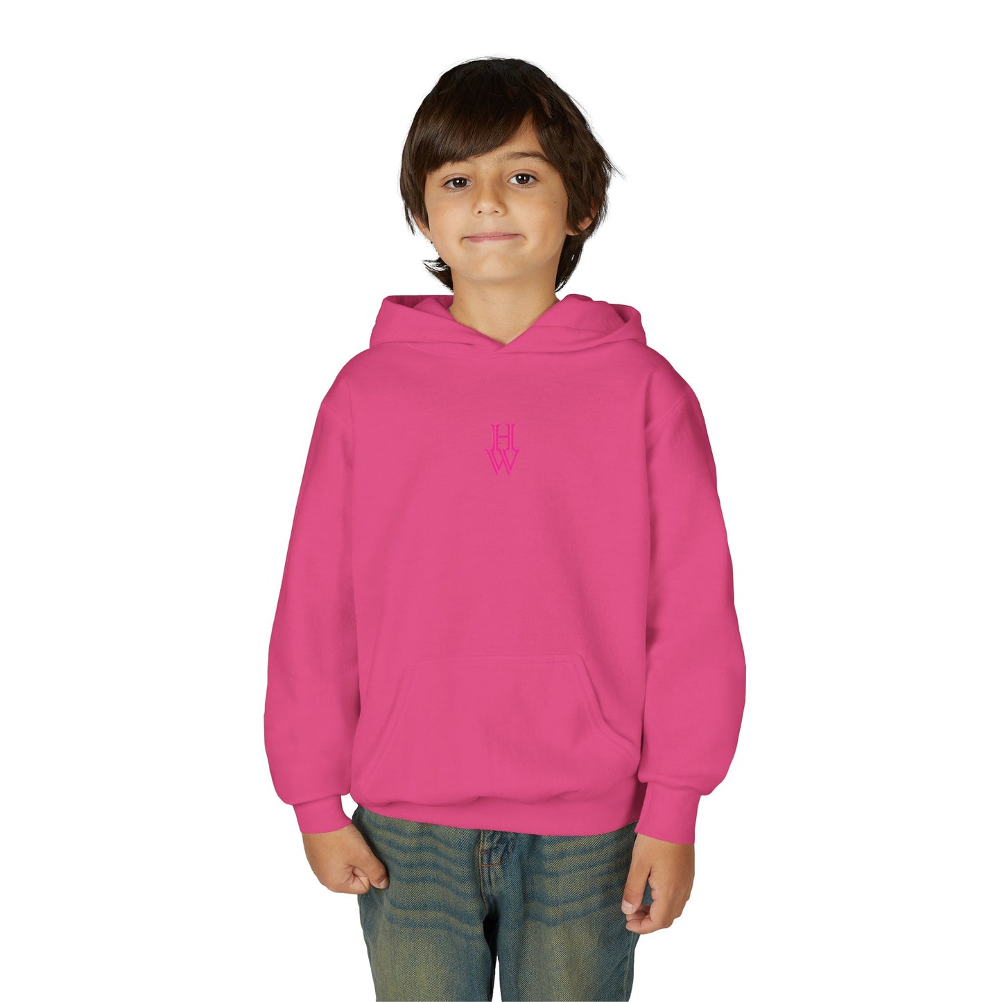 HW Youth Heavy Blend Hooded Sweatshirt - Highlighter Wednesday