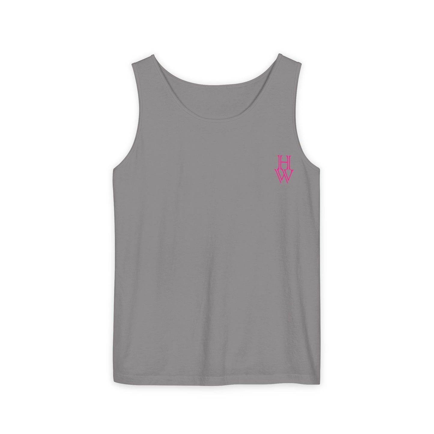 HW Unisex Garment-Dyed Tank Top - Highlighter Wednesday