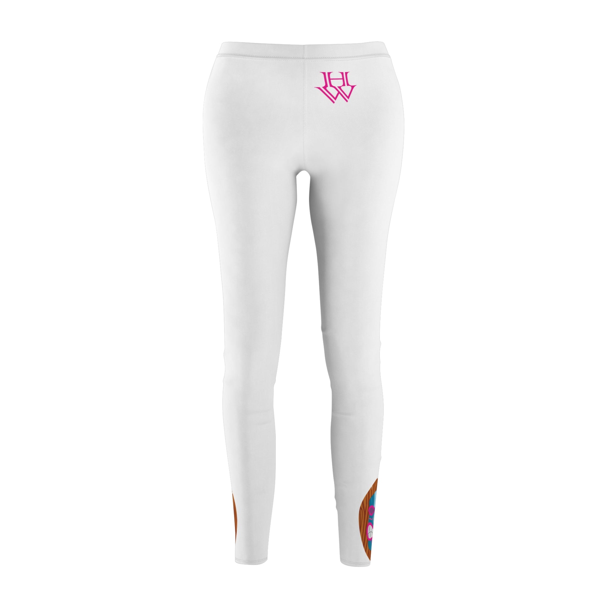 HW Elastic Skinny Fit Leggings - Highlighter Wednesday