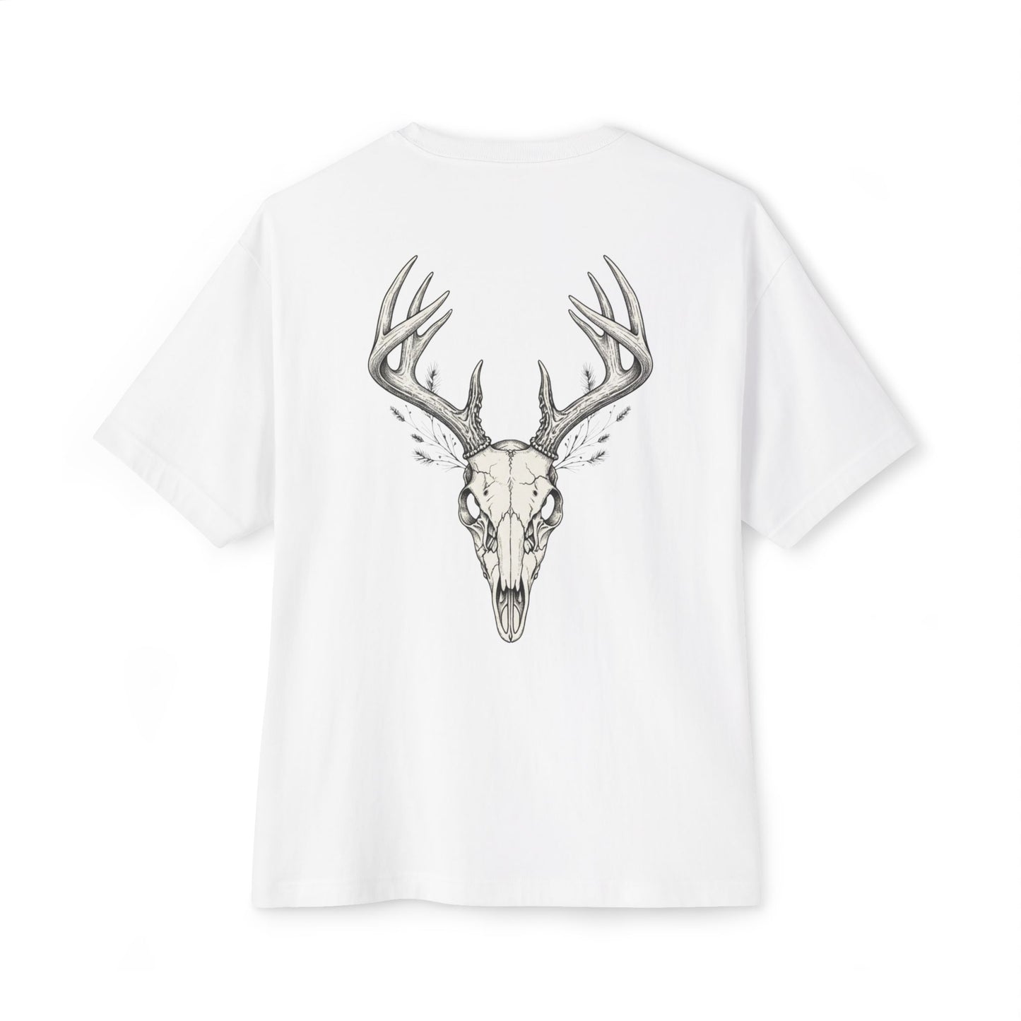 HW Antler Oversized Tee - Highlighter Wednesday