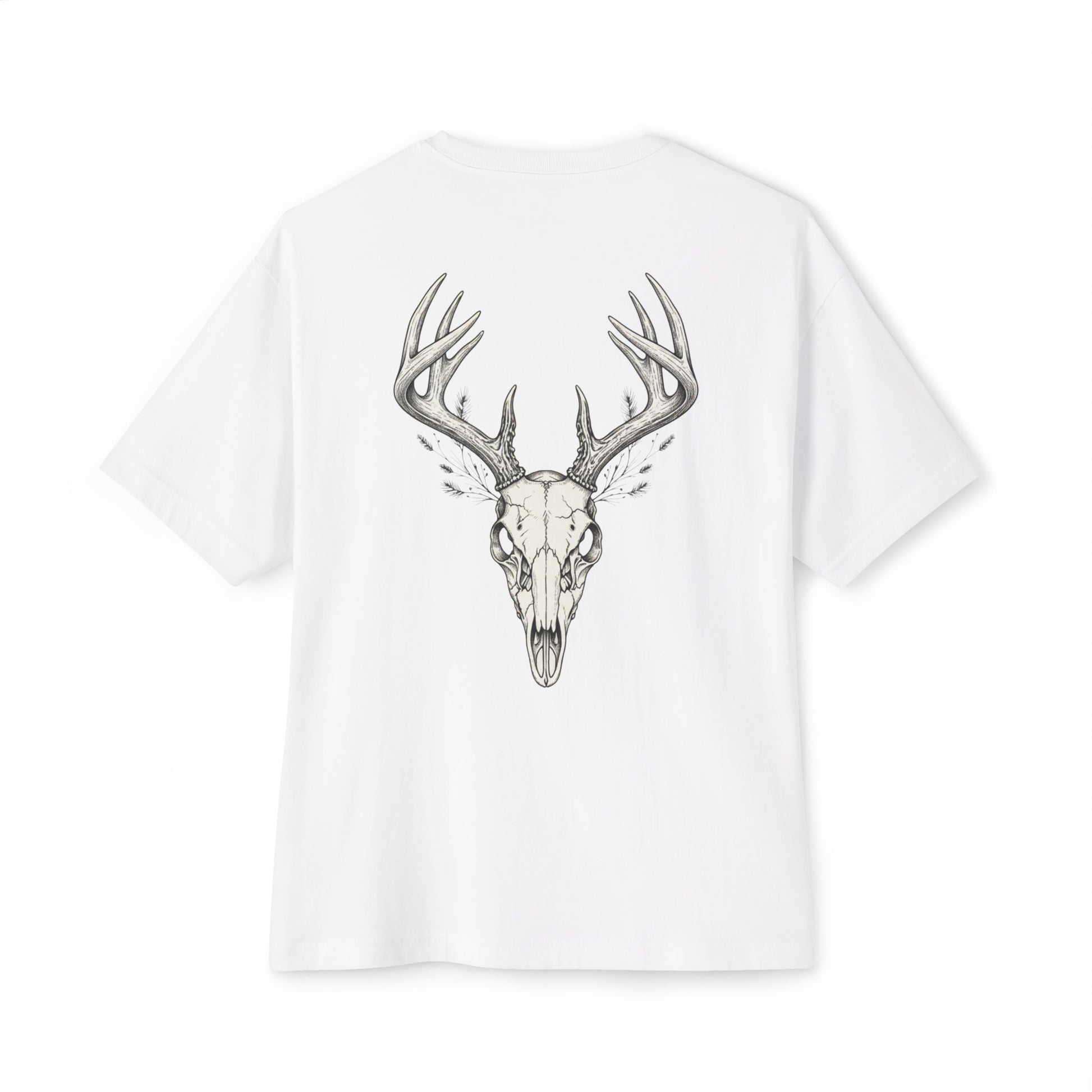 HW Antler Oversized Tee - Highlighter Wednesday
