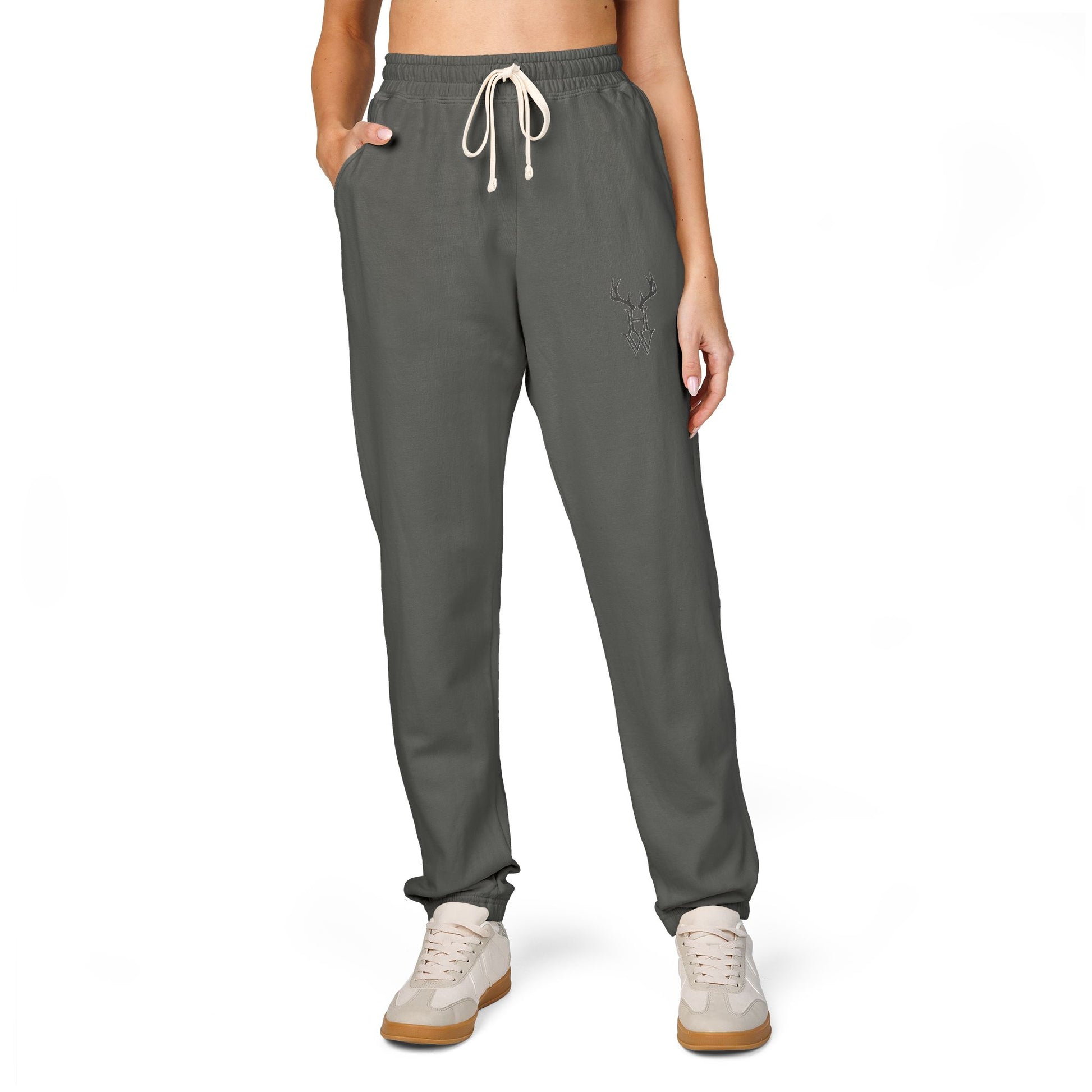 HW Antler Sweatpants - Highlighter Wednesday