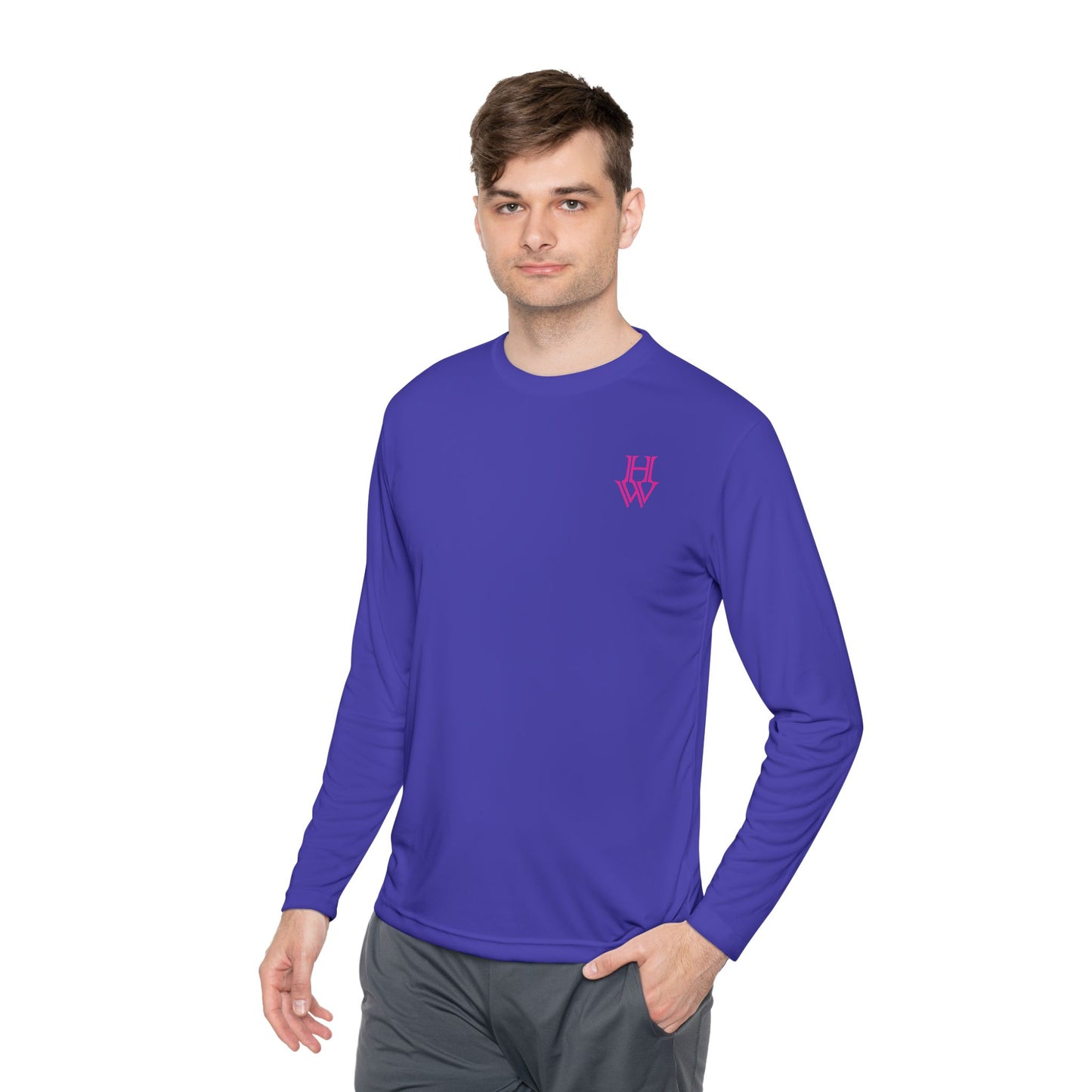 HW Moisture-Wicking Long Sleeve Tee - Highlighter Wednesday
