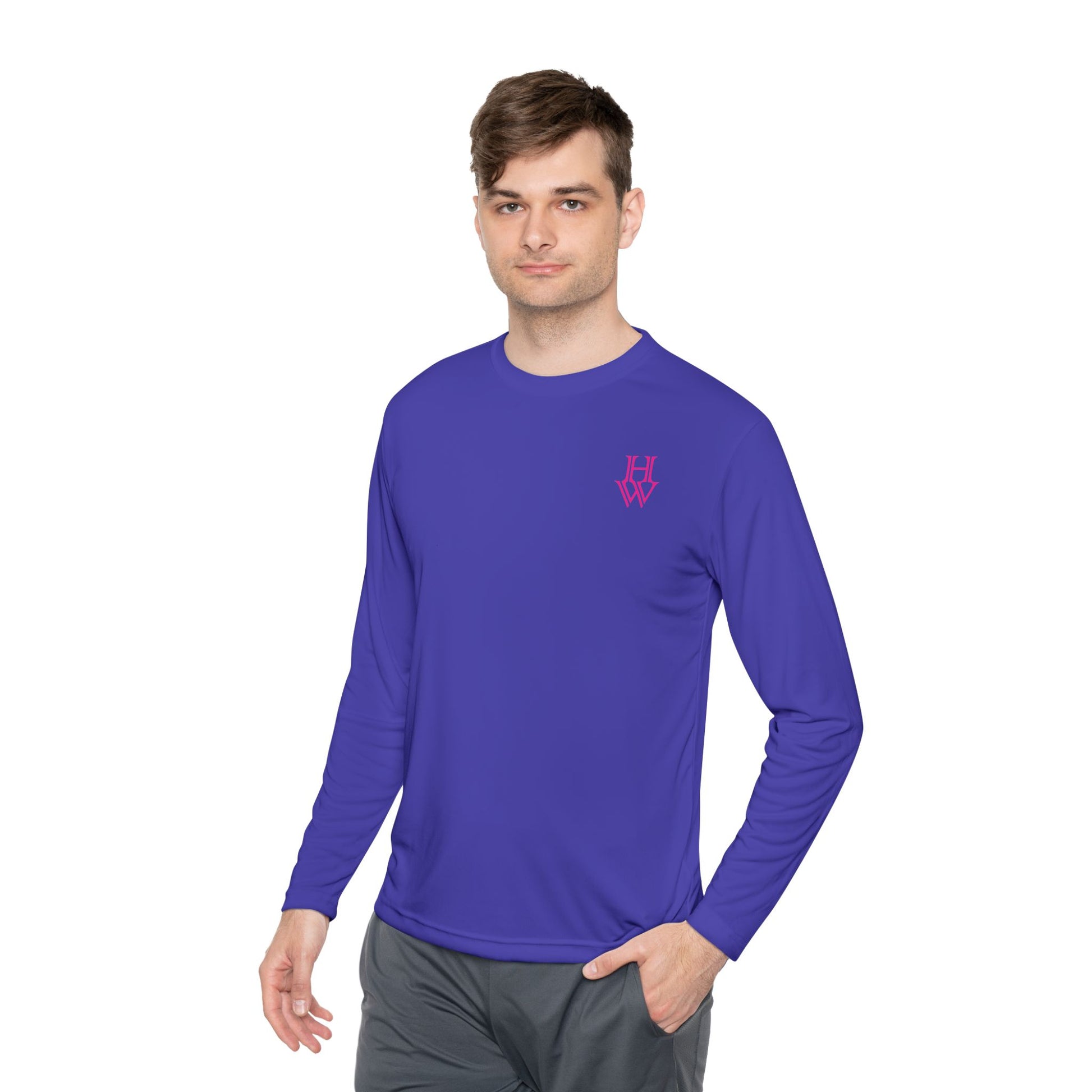 HW Moisture-Wicking Long Sleeve Tee - Highlighter Wednesday