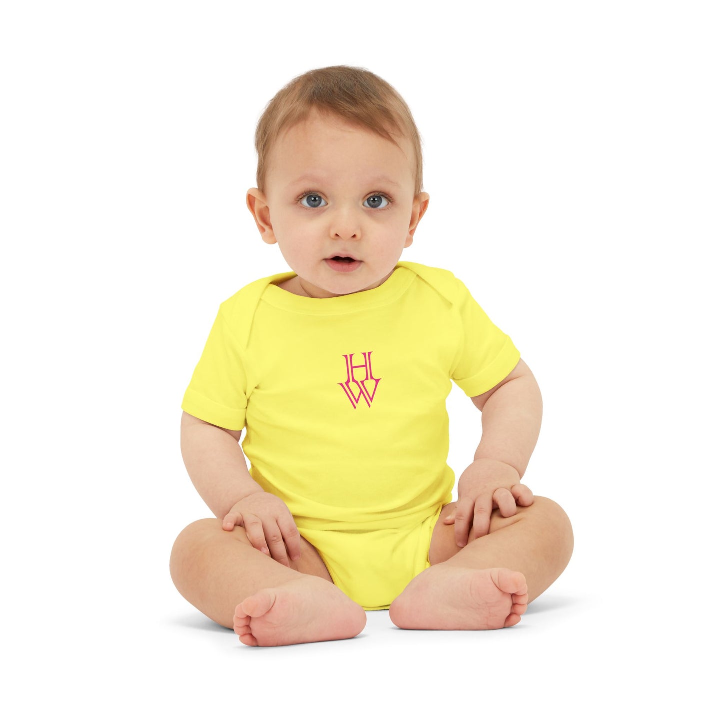 HW Mini Airlume Infant One-Piece - Highlighter Wednesday
