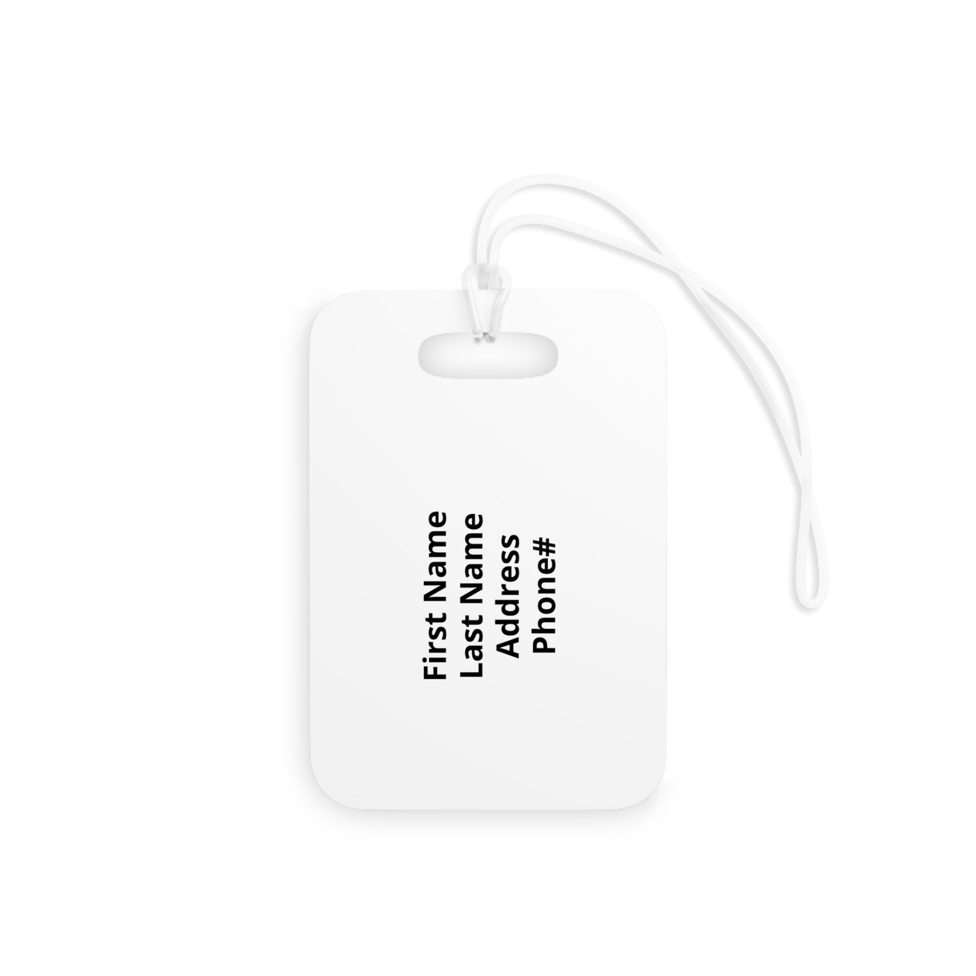 HW Luggage Tag — Personalized Travel ID Printify