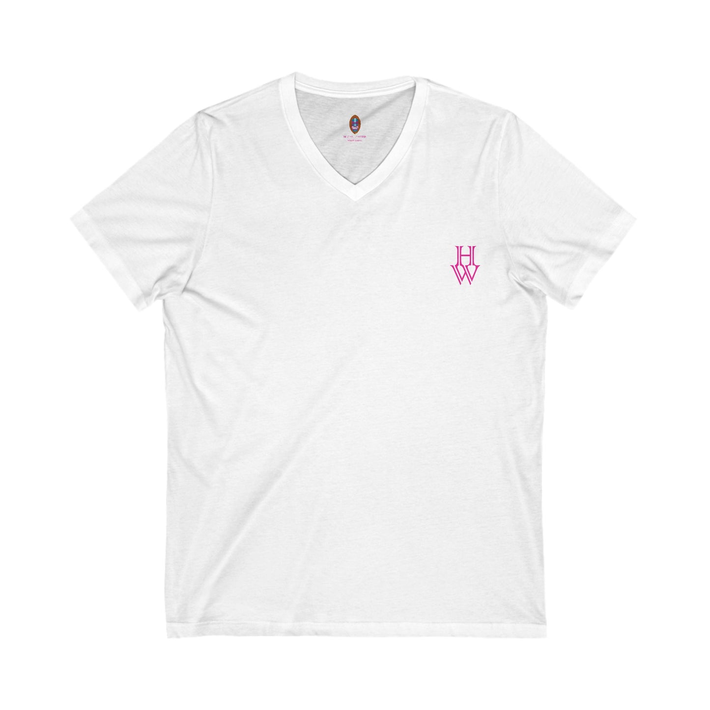 HW V-Neck T-Shirt - Highlighter Wednesday