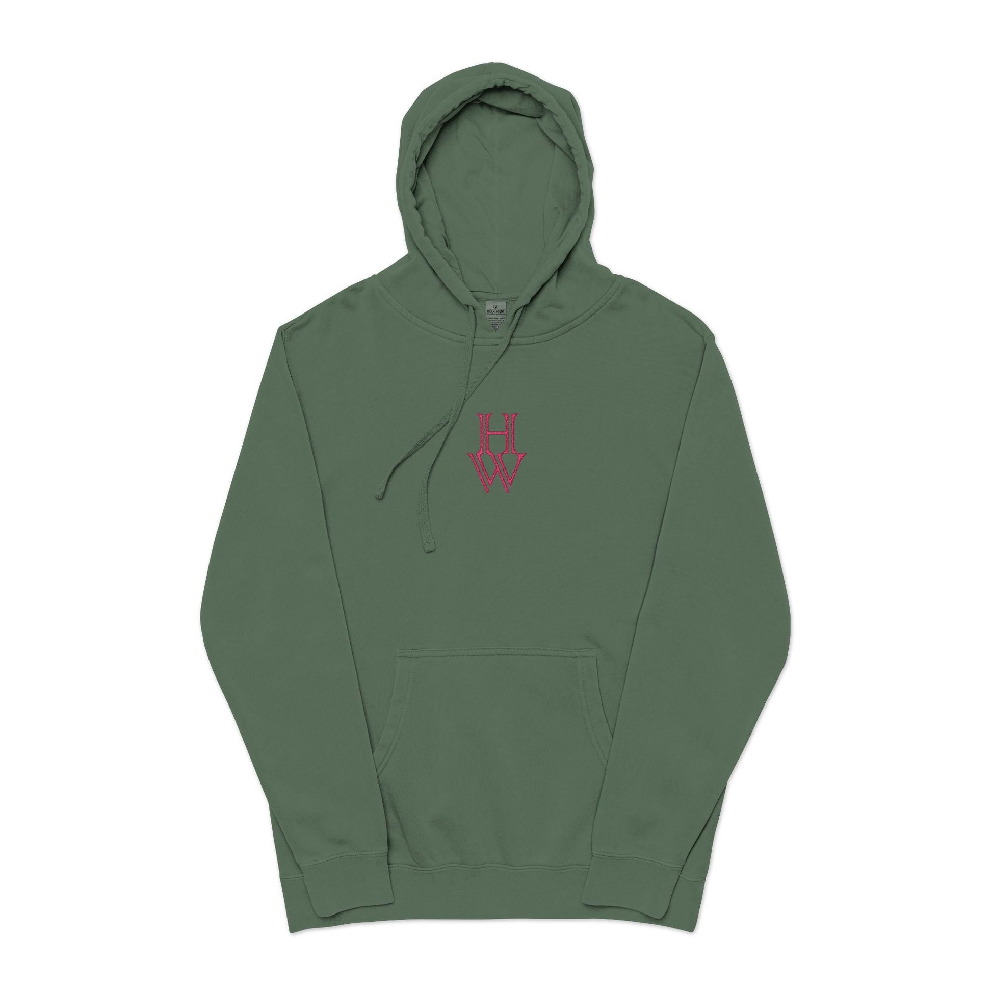 HW Unisex Pigment-Dyed Hoodie Printify
