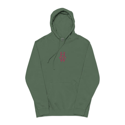 HW Unisex Pigment-Dyed Hoodie Printify