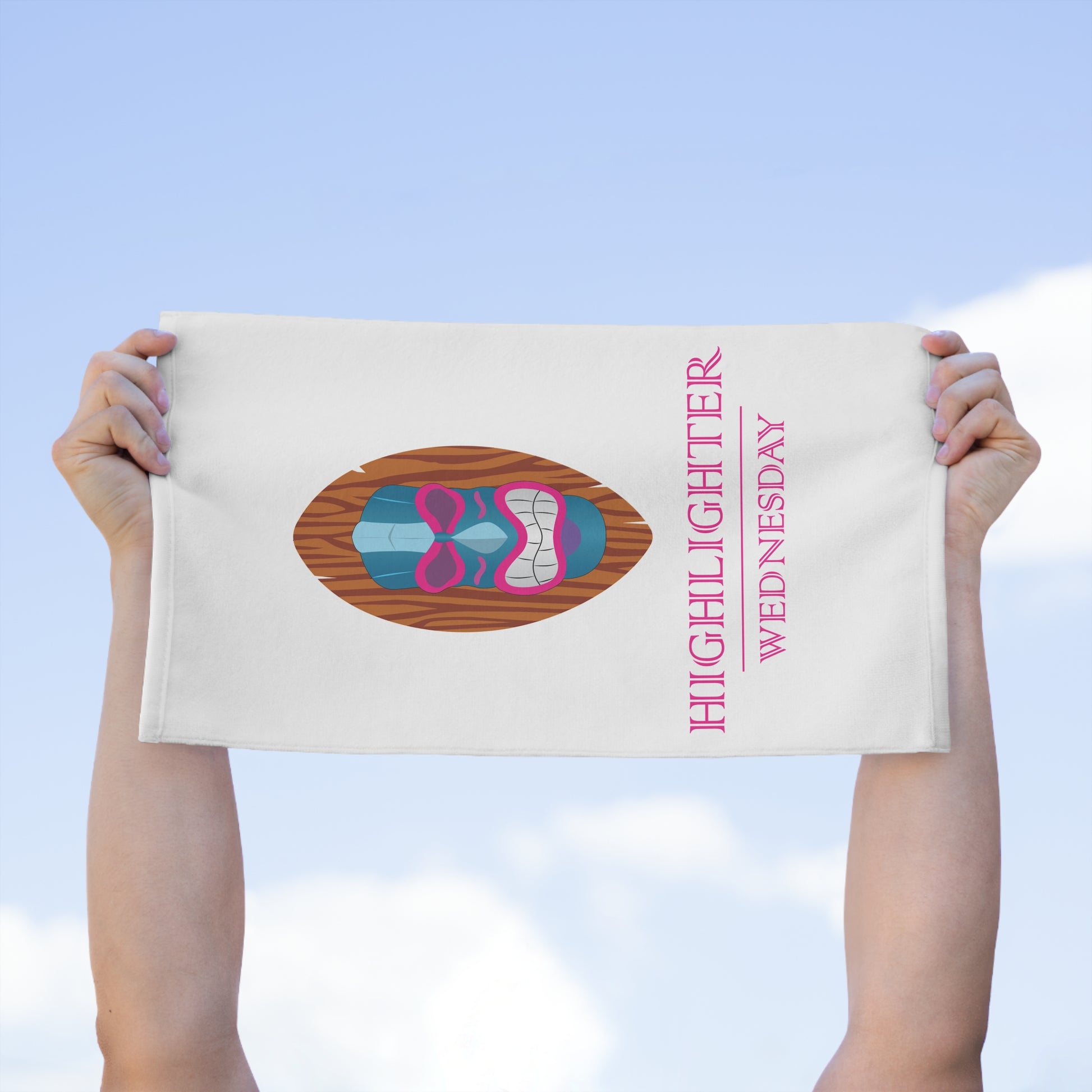 HW Rally Towel - Highlighter Wednesday