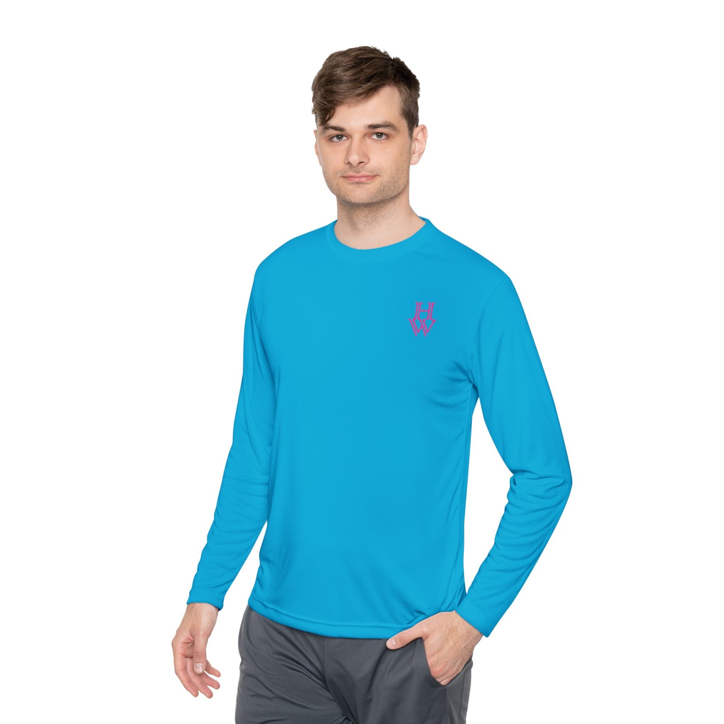 HW Moisture-Wicking Long Sleeve Tee - Highlighter Wednesday