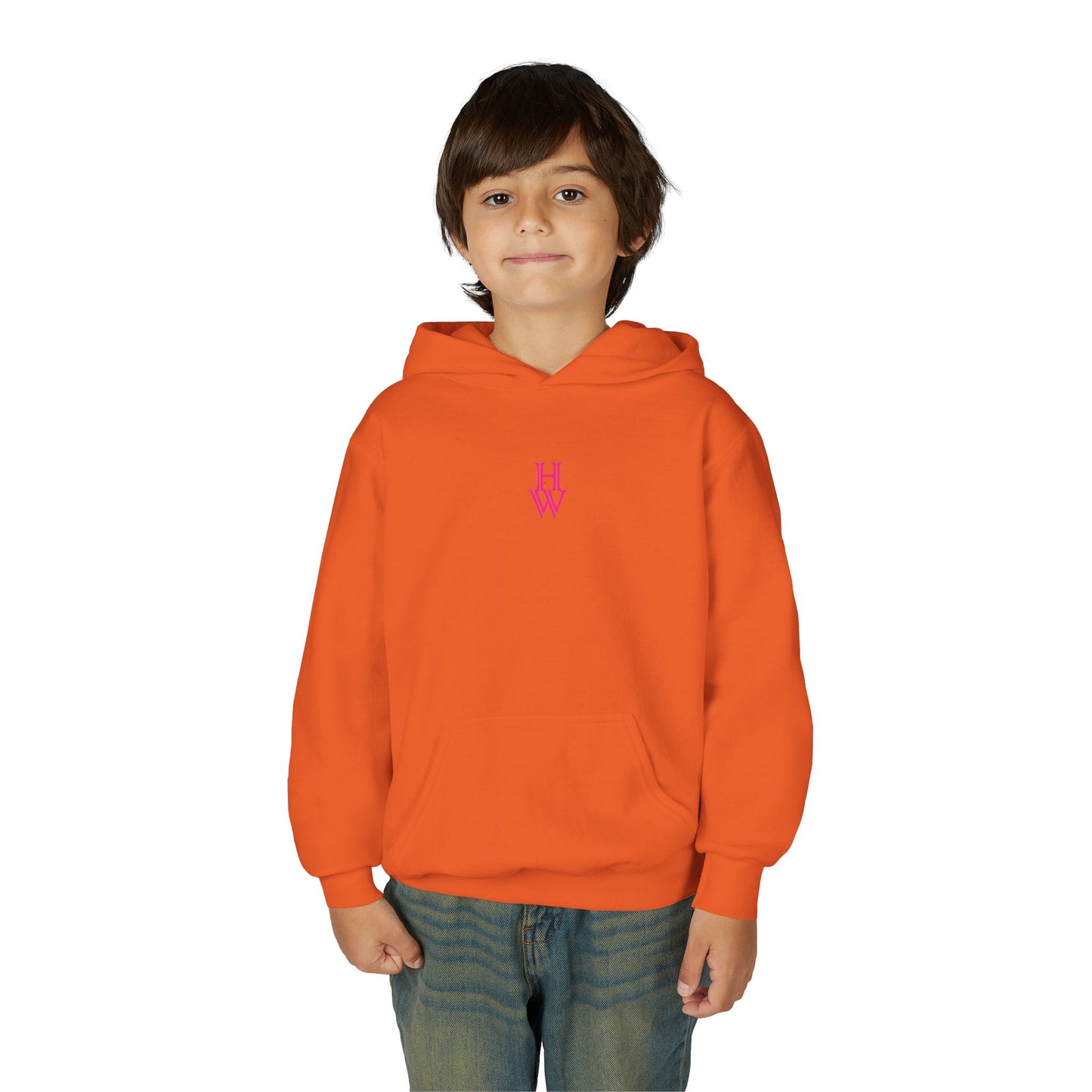 HW Youth Heavy Blend Hooded Sweatshirt - Highlighter Wednesday
