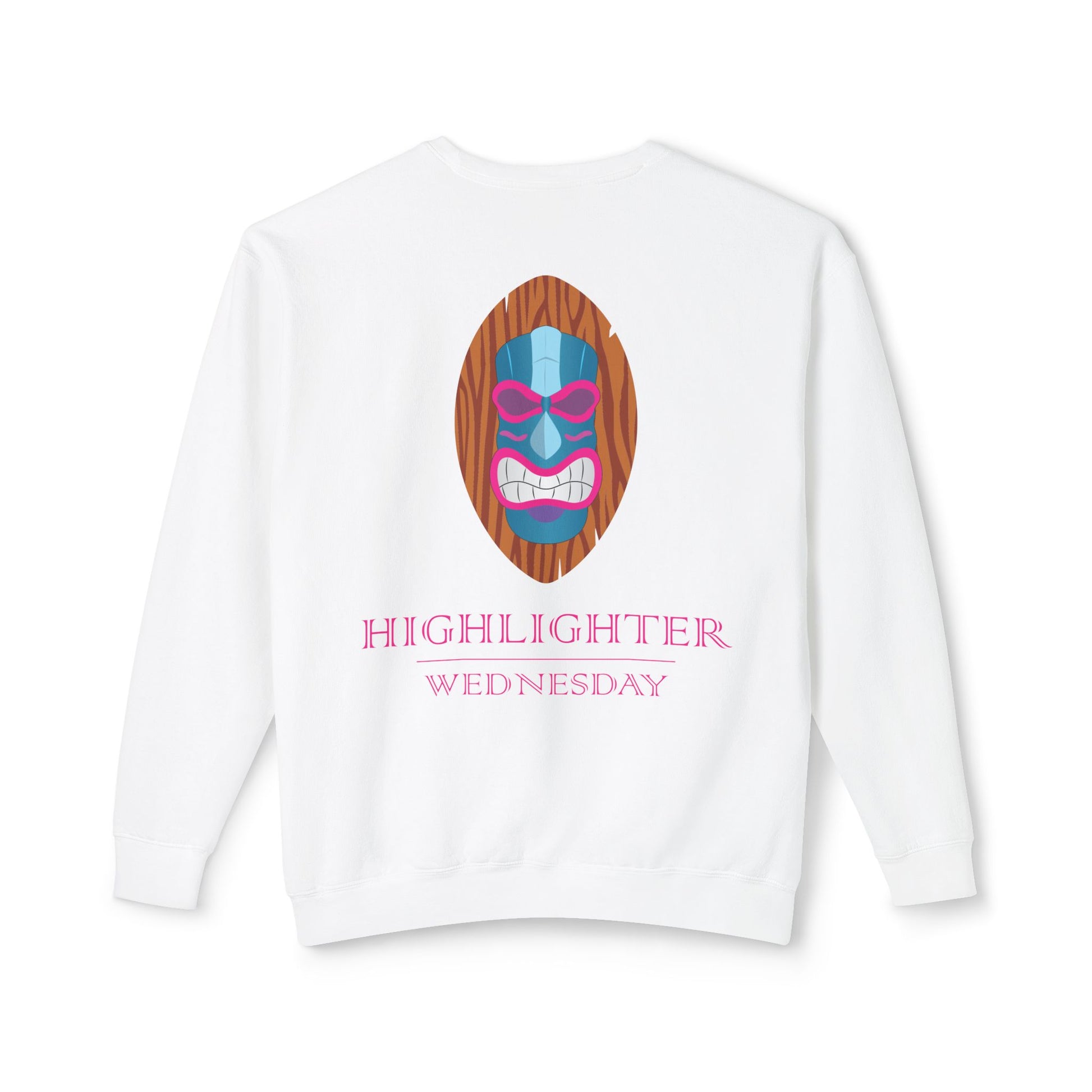 HW 100% Ring-Spun Cotton Crewneck Sweatshirt - Highlighter Wednesday