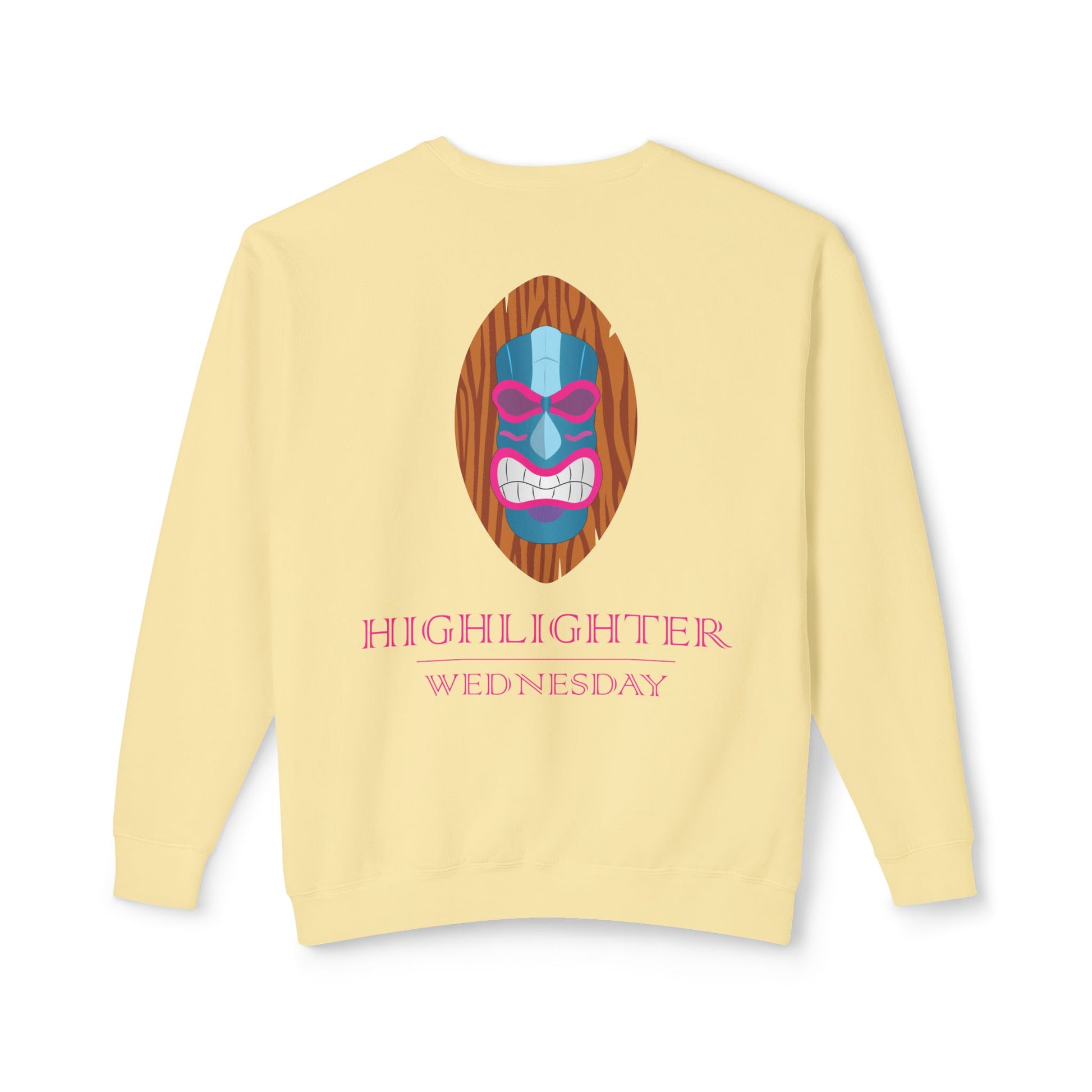 HW 100% Ring-Spun Cotton Crewneck Sweatshirt - Highlighter Wednesday