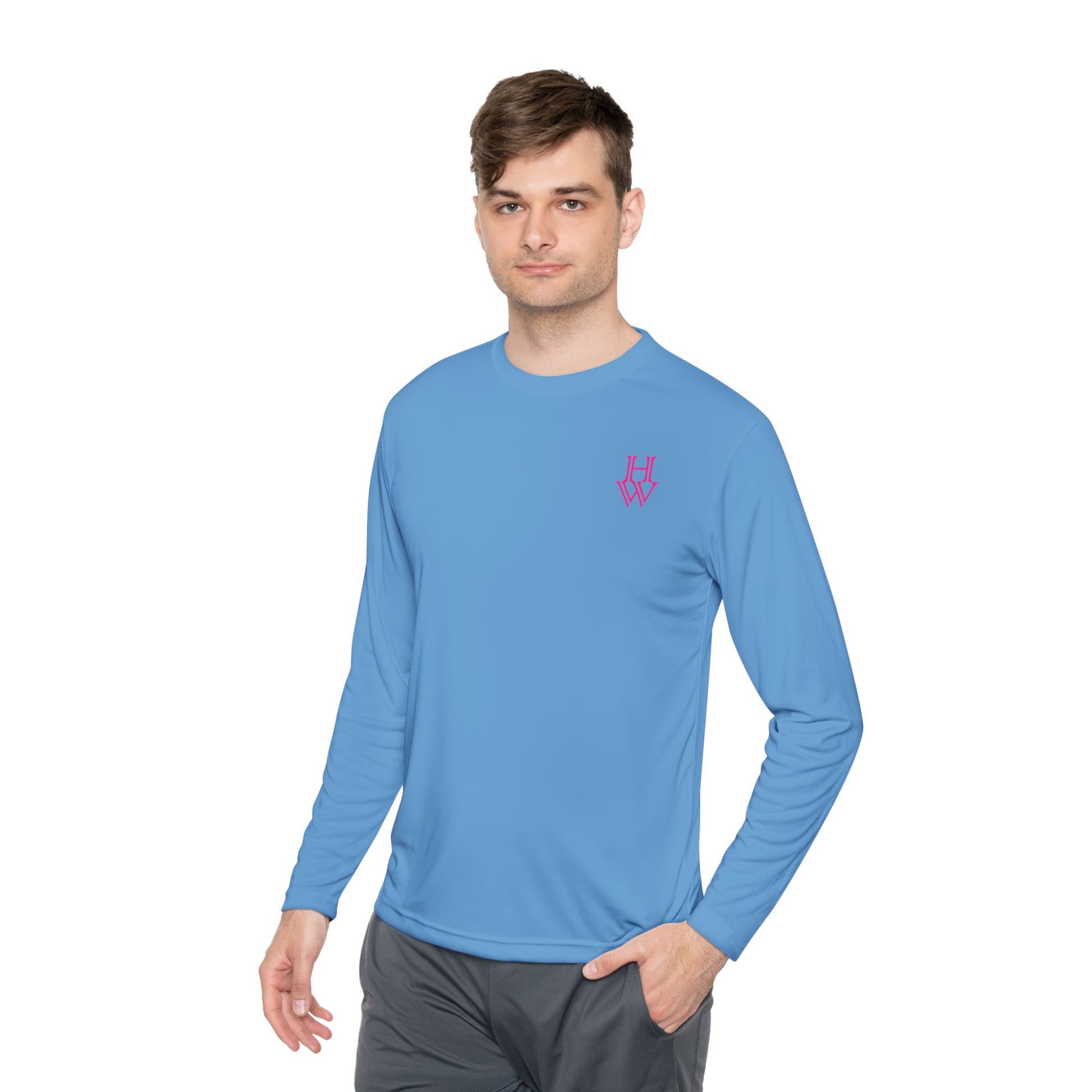 HW Moisture-Wicking Long Sleeve Tee - Highlighter Wednesday