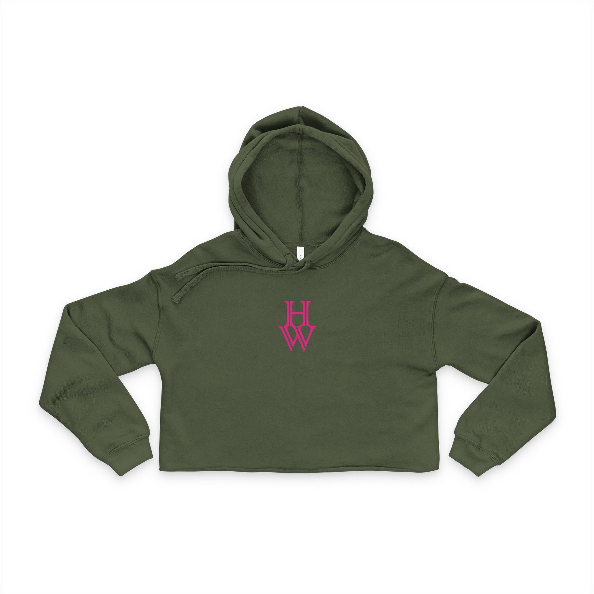 HW Women's Cropped Hoodie - Highlighter Wednesday