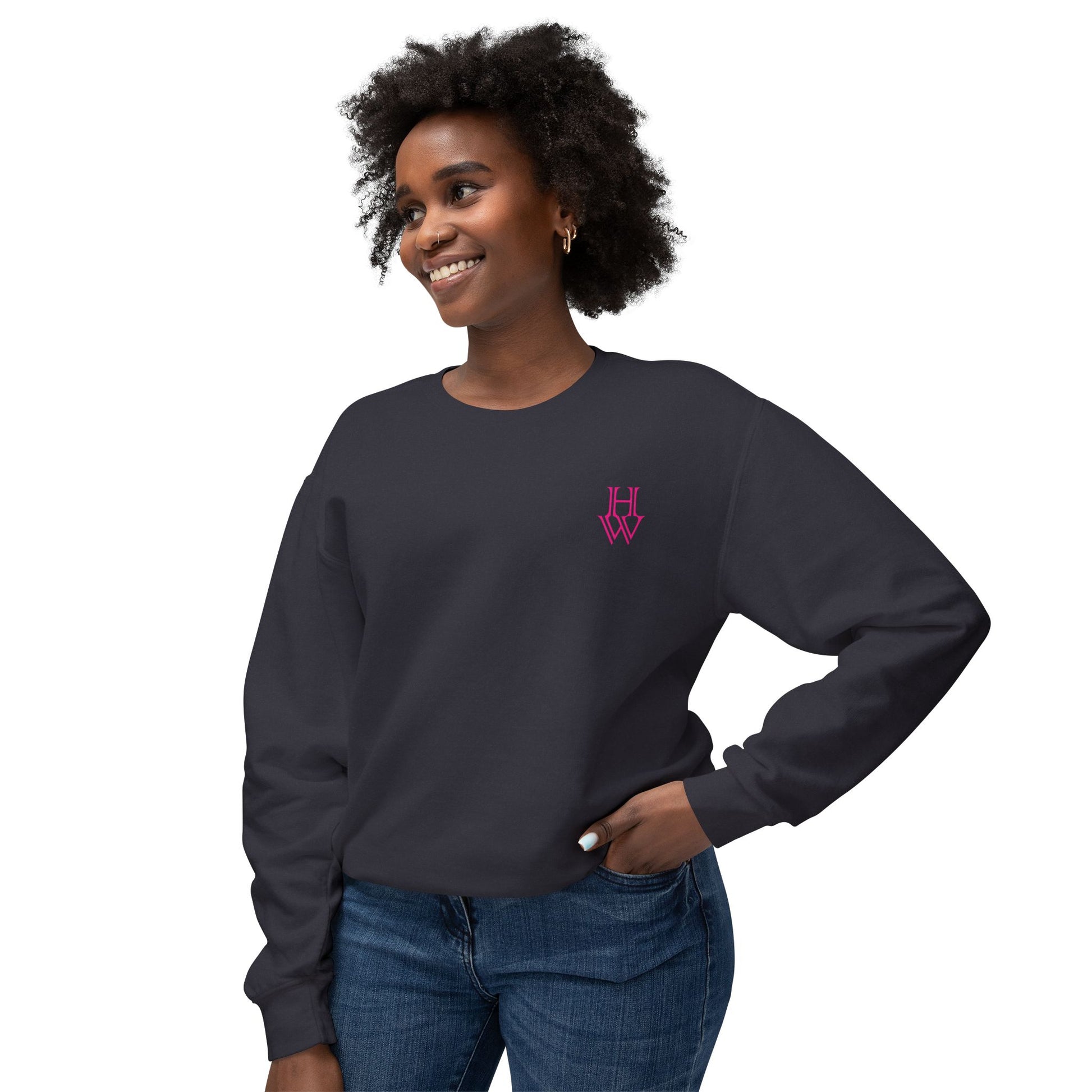 HW 100% Ring-Spun Cotton Crewneck Sweatshirt - Highlighter Wednesday