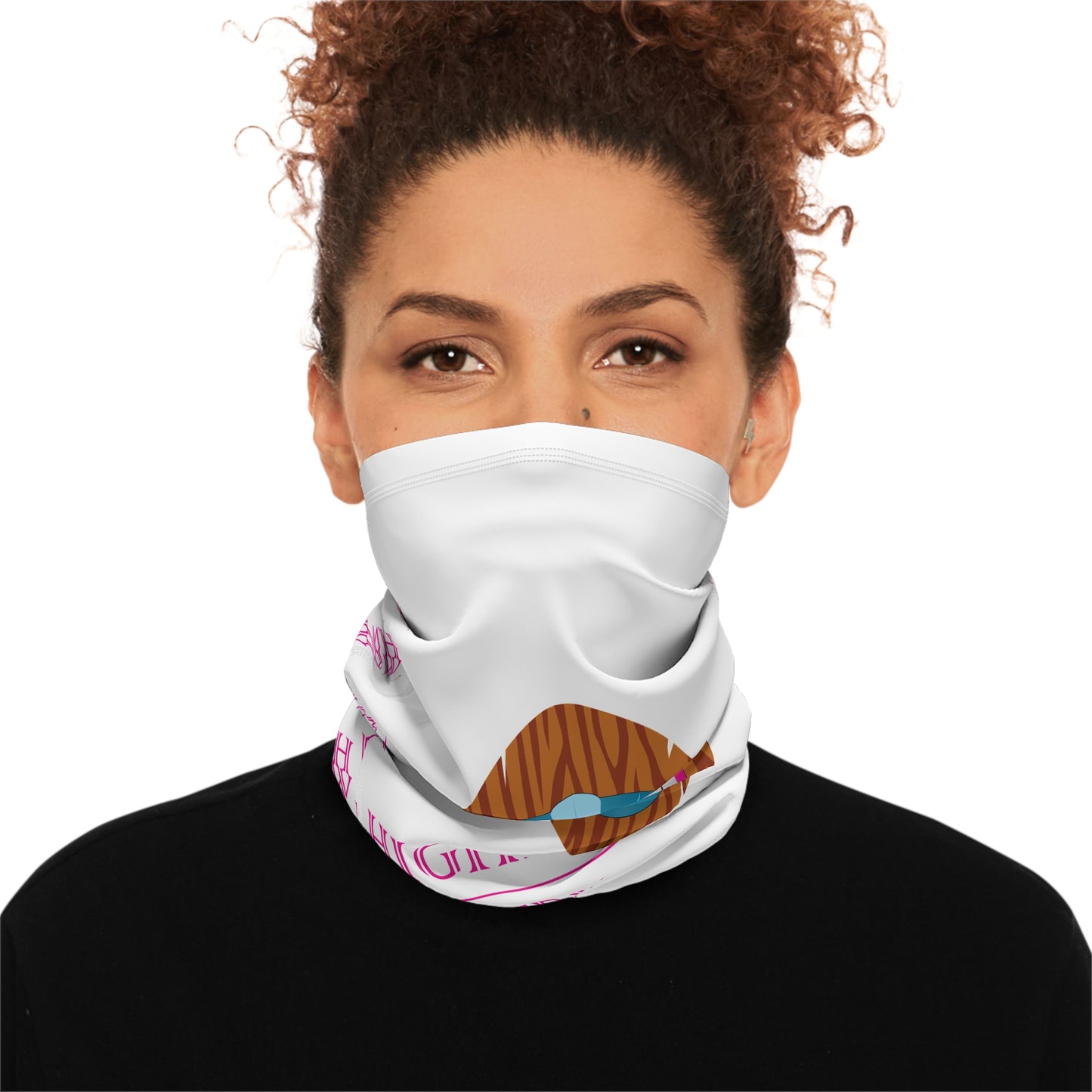 HW Winter Neck Gaiter with Drawstring - Highlighter Wednesday