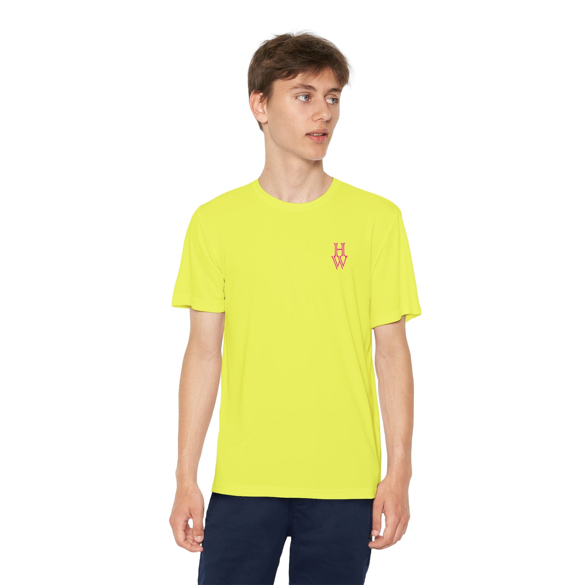 HW Youth Performance Tee - Highlighter Wednesday