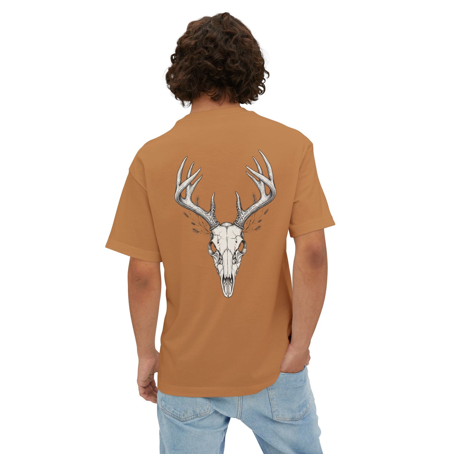 HW Antler Oversized Tee - Highlighter Wednesday