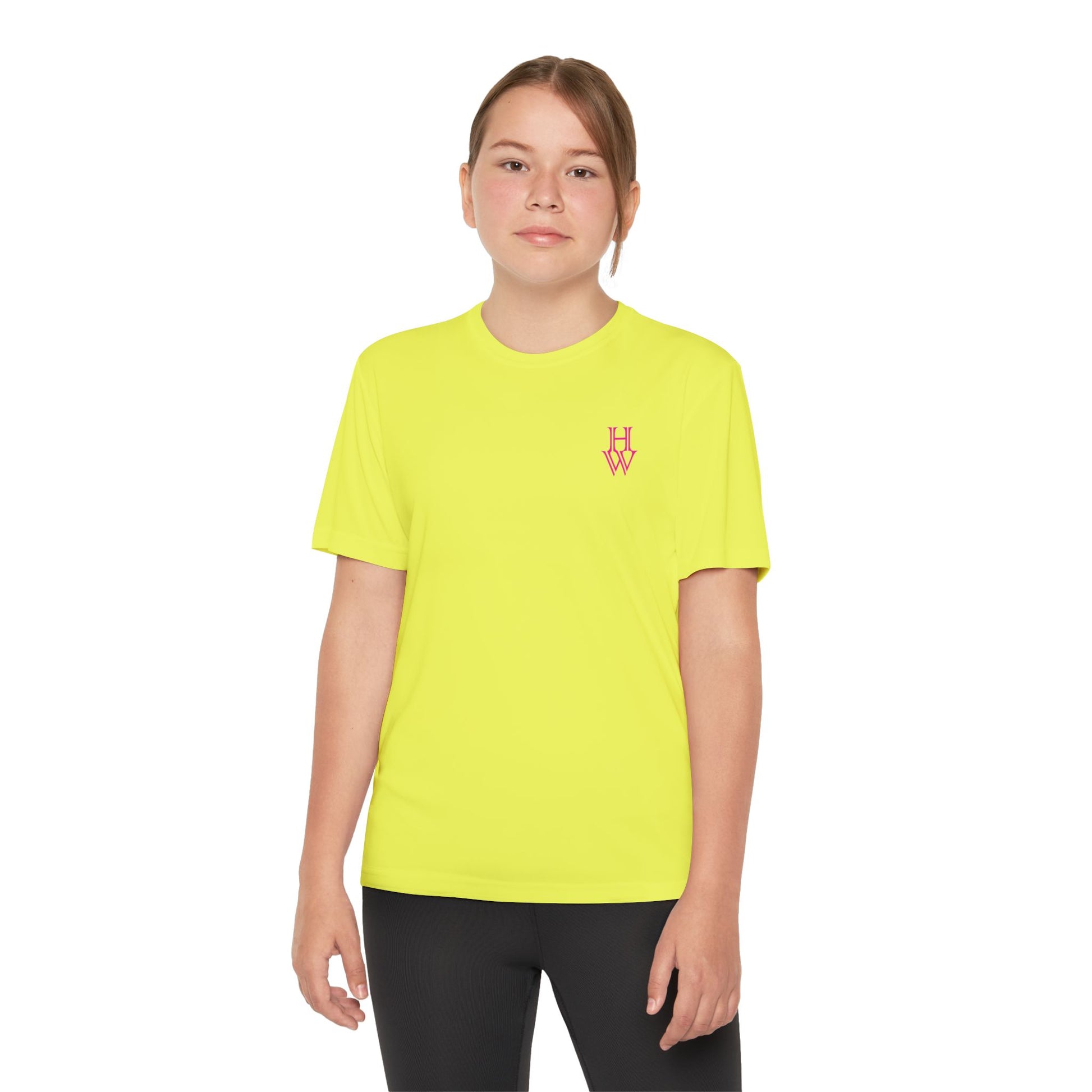 HW Youth Performance Tee - Highlighter Wednesday