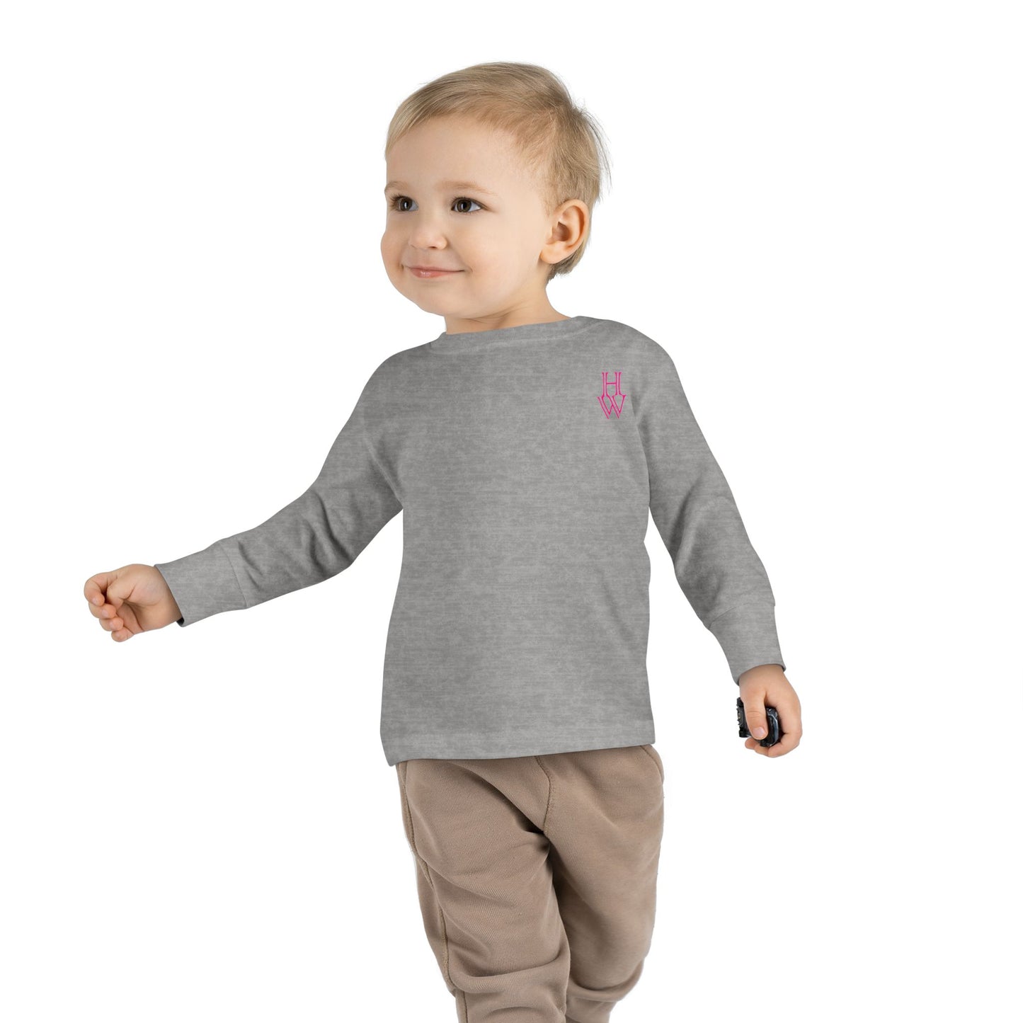 HW Toddler Long-Sleeve Tee - Highlighter Wednesday