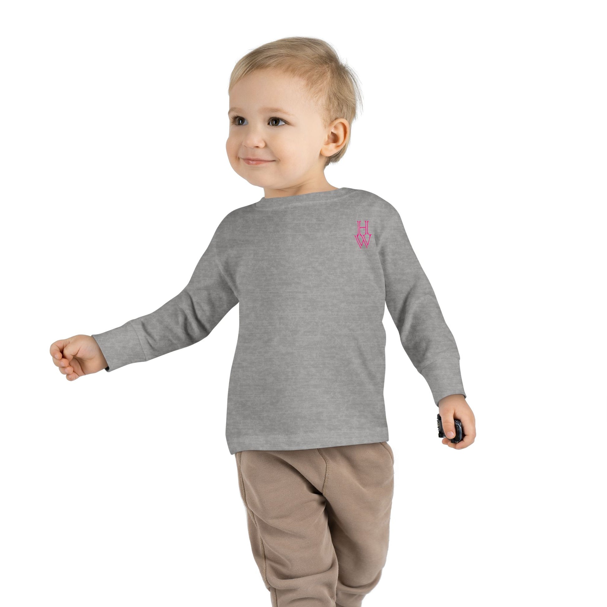 HW Toddler Long-Sleeve Tee - Highlighter Wednesday