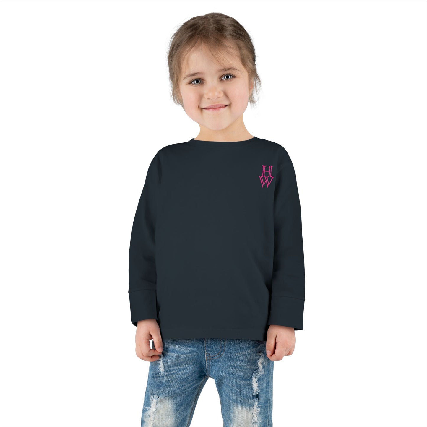 HW Toddler Long-Sleeve Tee - Highlighter Wednesday