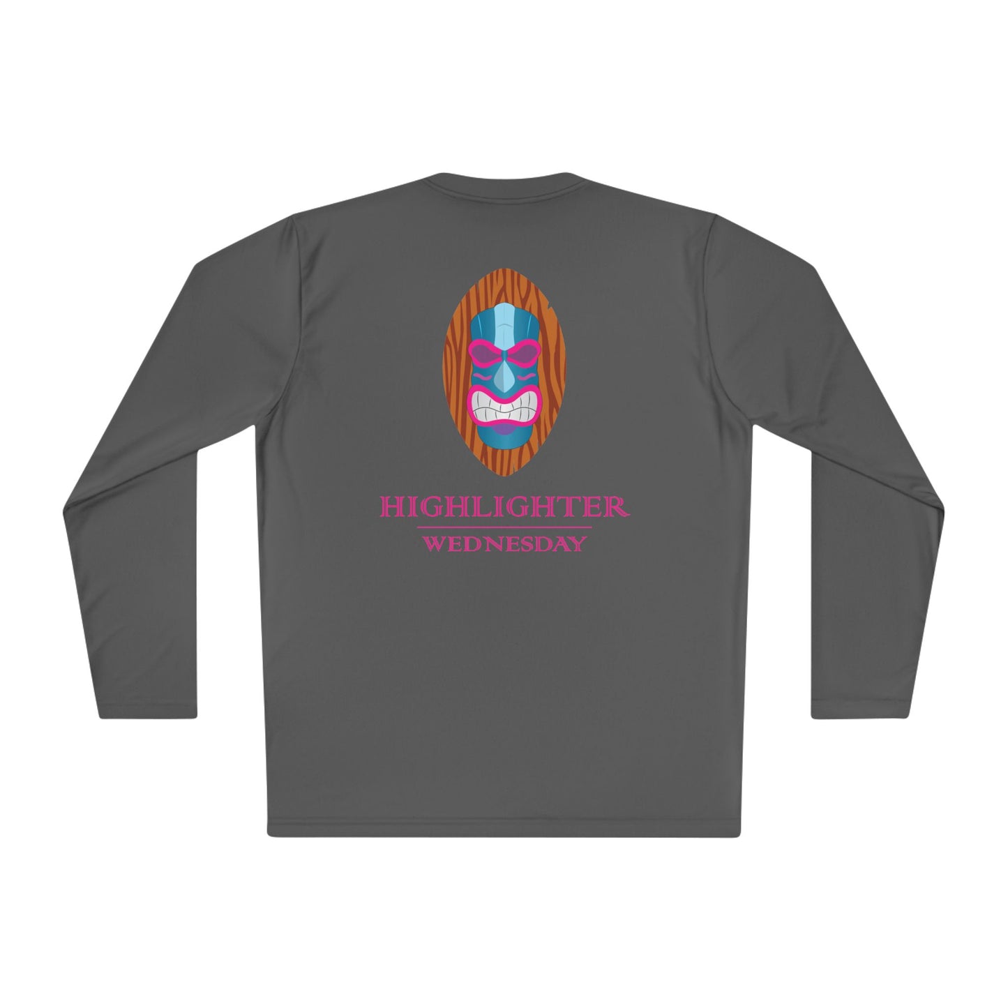 HW Moisture-Wicking Long Sleeve Tee - Highlighter Wednesday