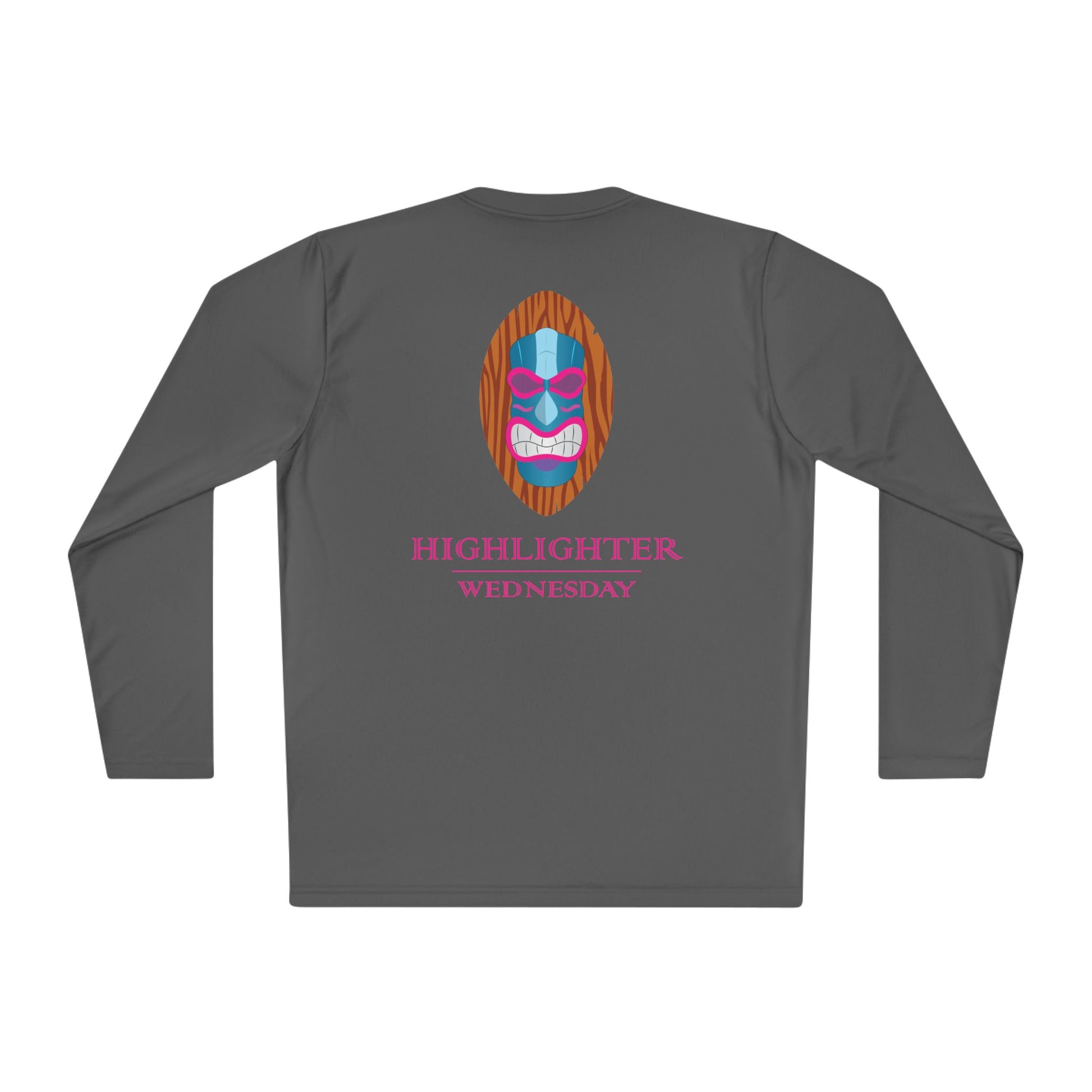 HW Moisture-Wicking Long Sleeve Tee - Highlighter Wednesday