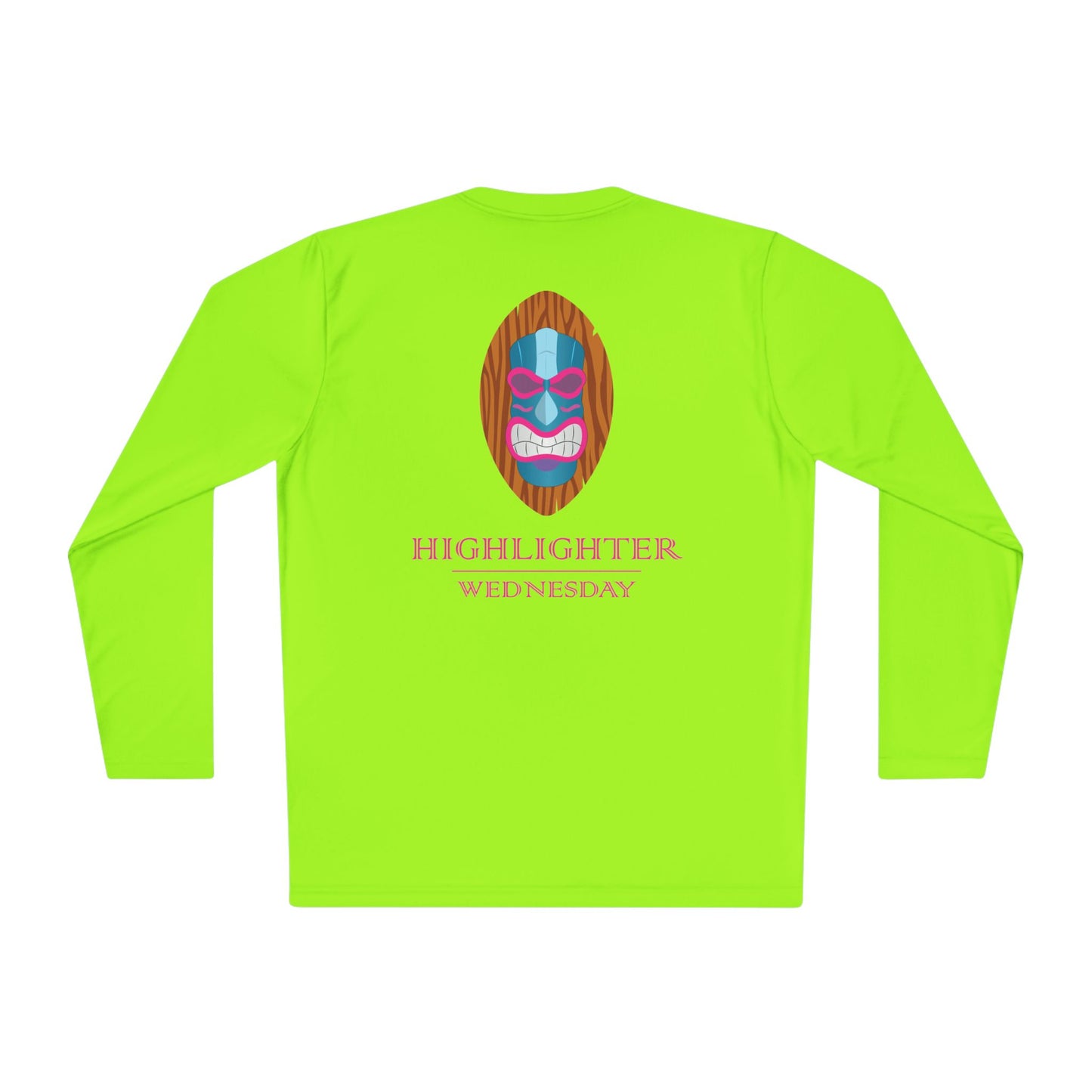 HW Moisture-Wicking Long Sleeve Tee - Highlighter Wednesday