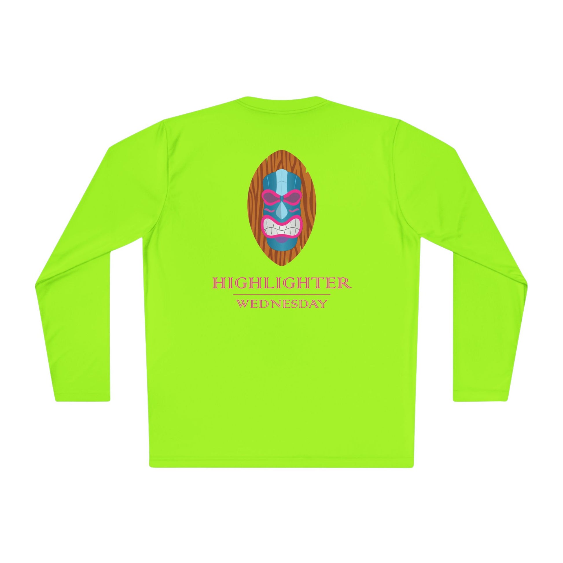 HW Moisture-Wicking Long Sleeve Tee - Highlighter Wednesday