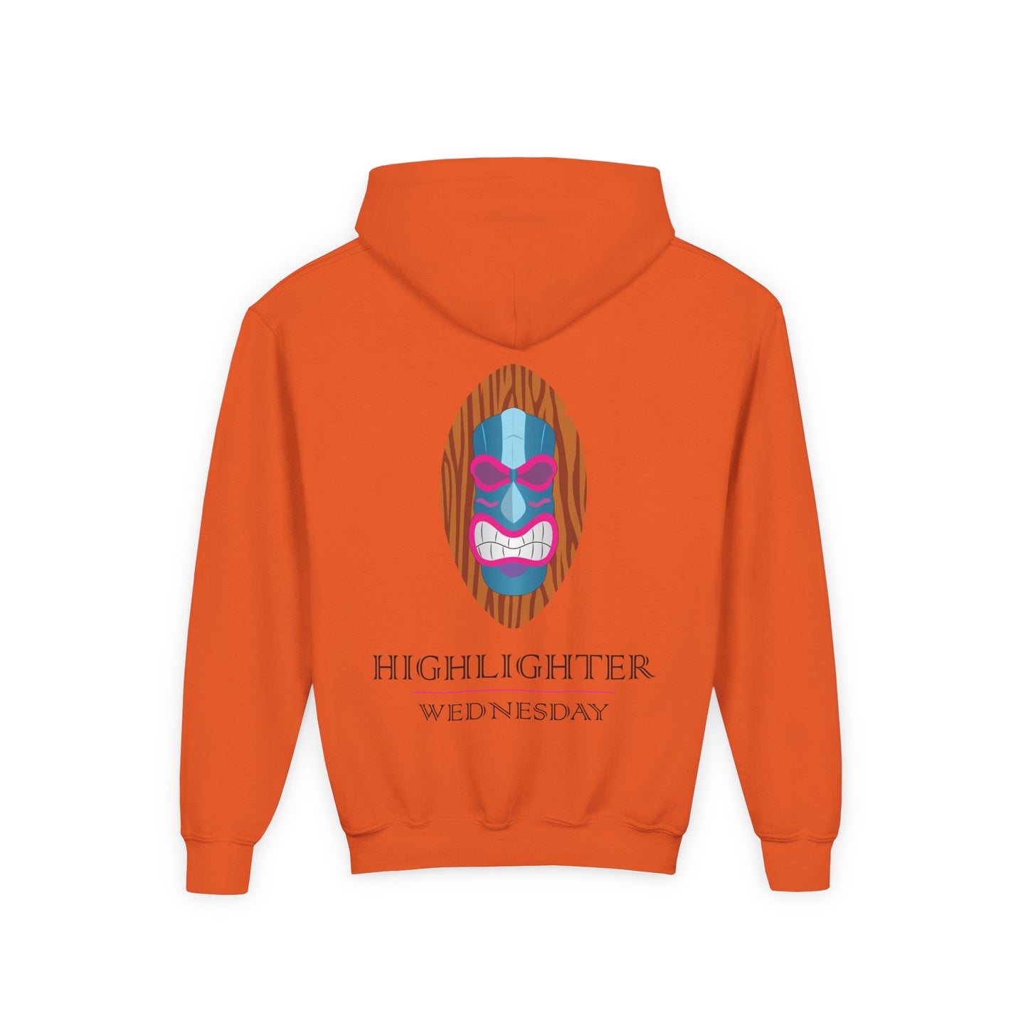 HW Youth Heavy Blend Hooded Sweatshirt - Highlighter Wednesday