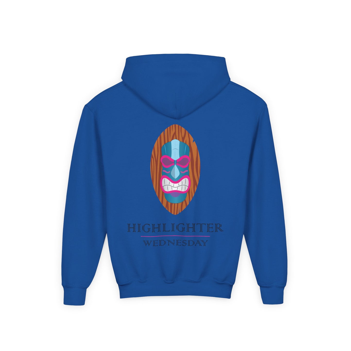 HW Youth Heavy Blend Hooded Sweatshirt - Highlighter Wednesday