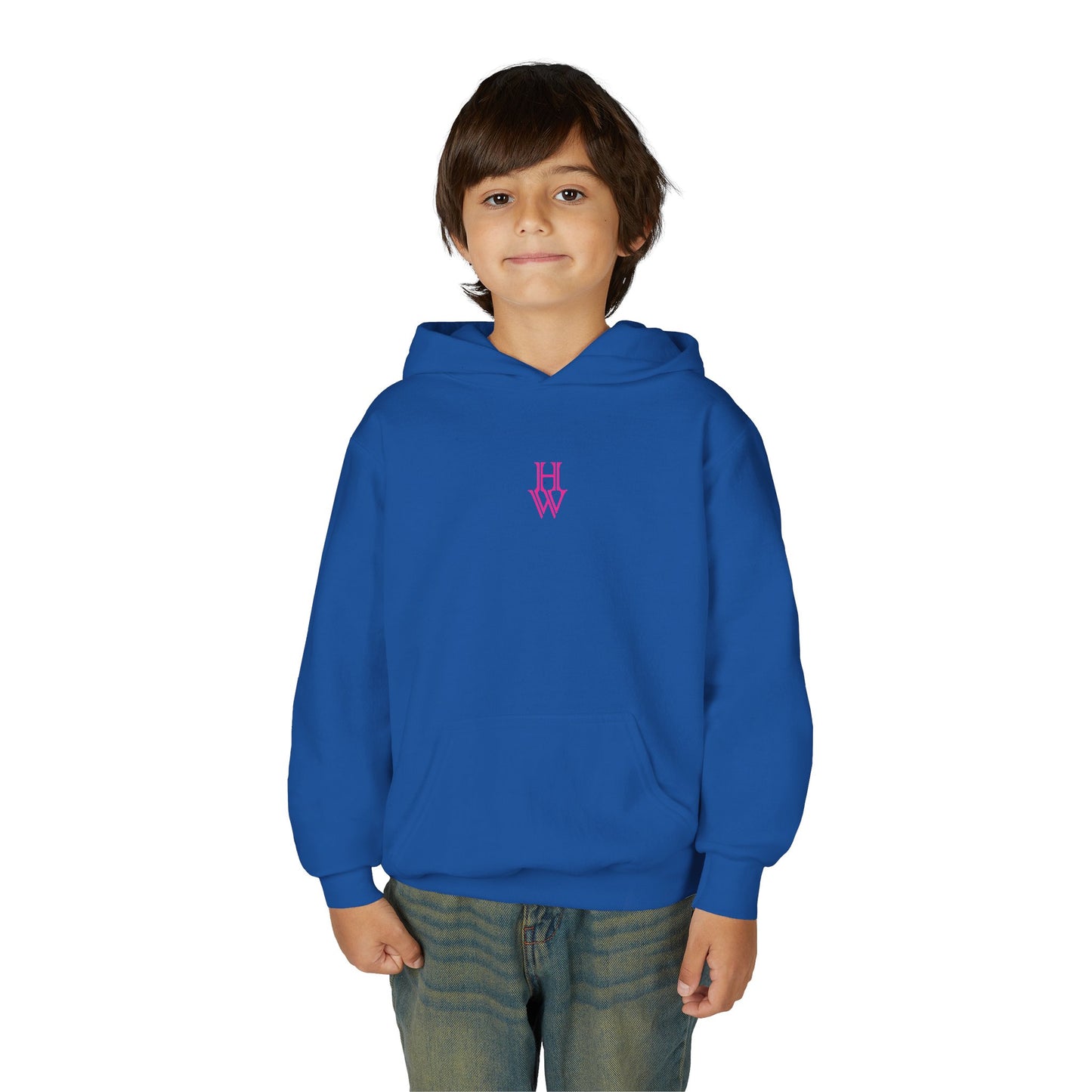 HW Youth Heavy Blend Hooded Sweatshirt - Highlighter Wednesday