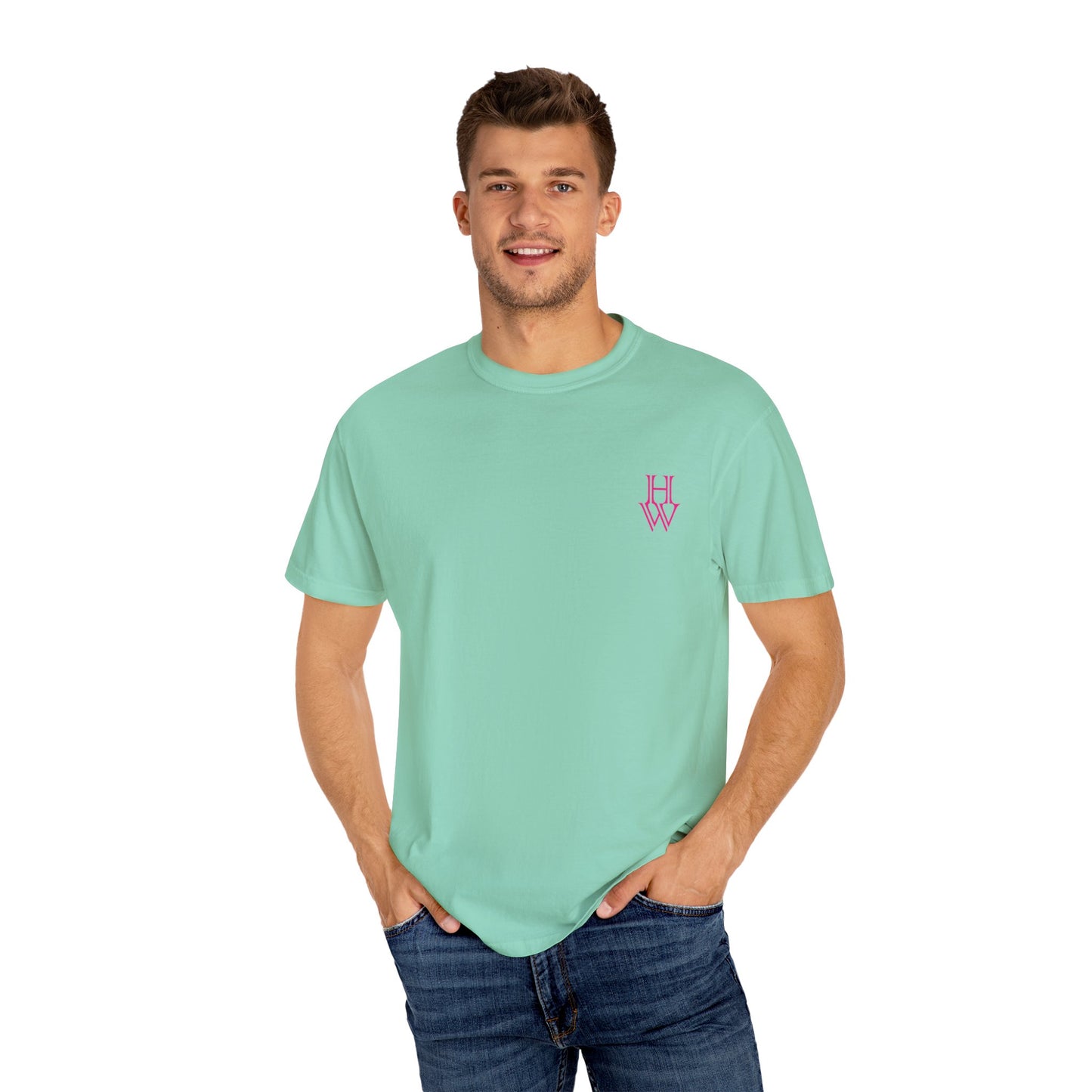 HW Unisex Garment-Dyed T-shirt - Highlighter Wednesday