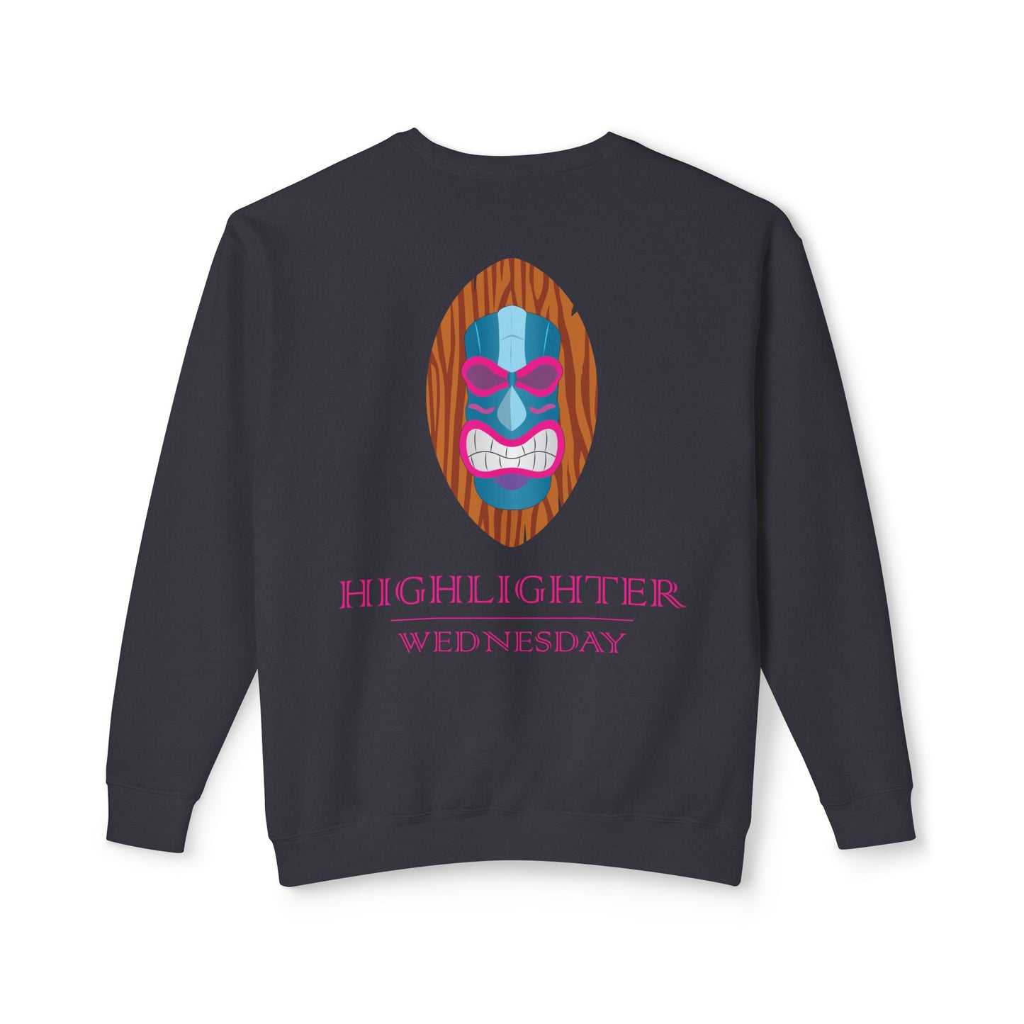 HW 100% Ring-Spun Cotton Crewneck Sweatshirt - Highlighter Wednesday