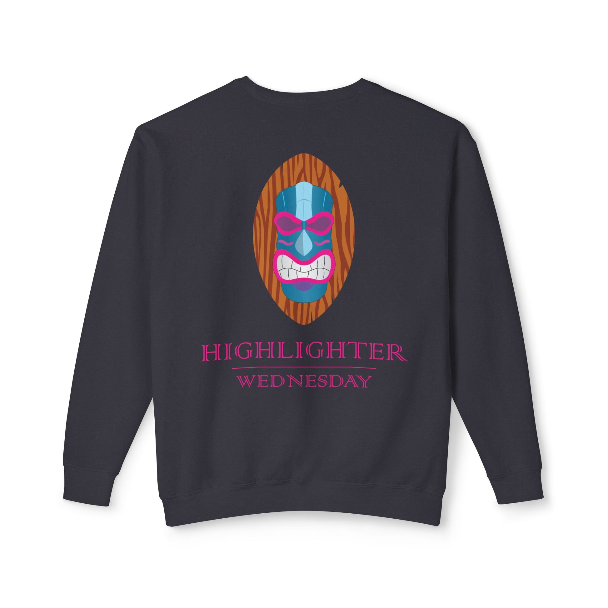 HW 100% Ring-Spun Cotton Crewneck Sweatshirt - Highlighter Wednesday