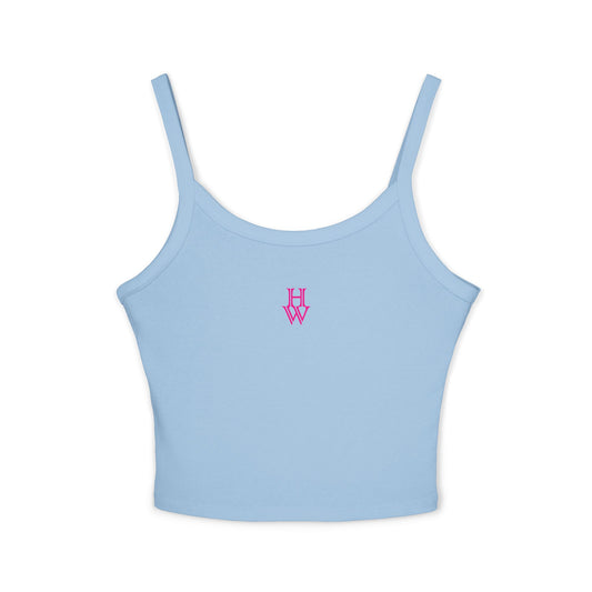 HW Women's Spaghetti String Tank Top - Highlighter Wednesday