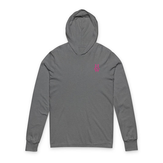 HW Signature Hooded Long Sleeve - Highlighter Wednesday