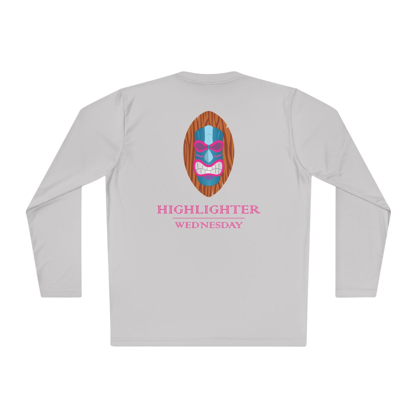 HW Moisture-Wicking Long Sleeve Tee - Highlighter Wednesday