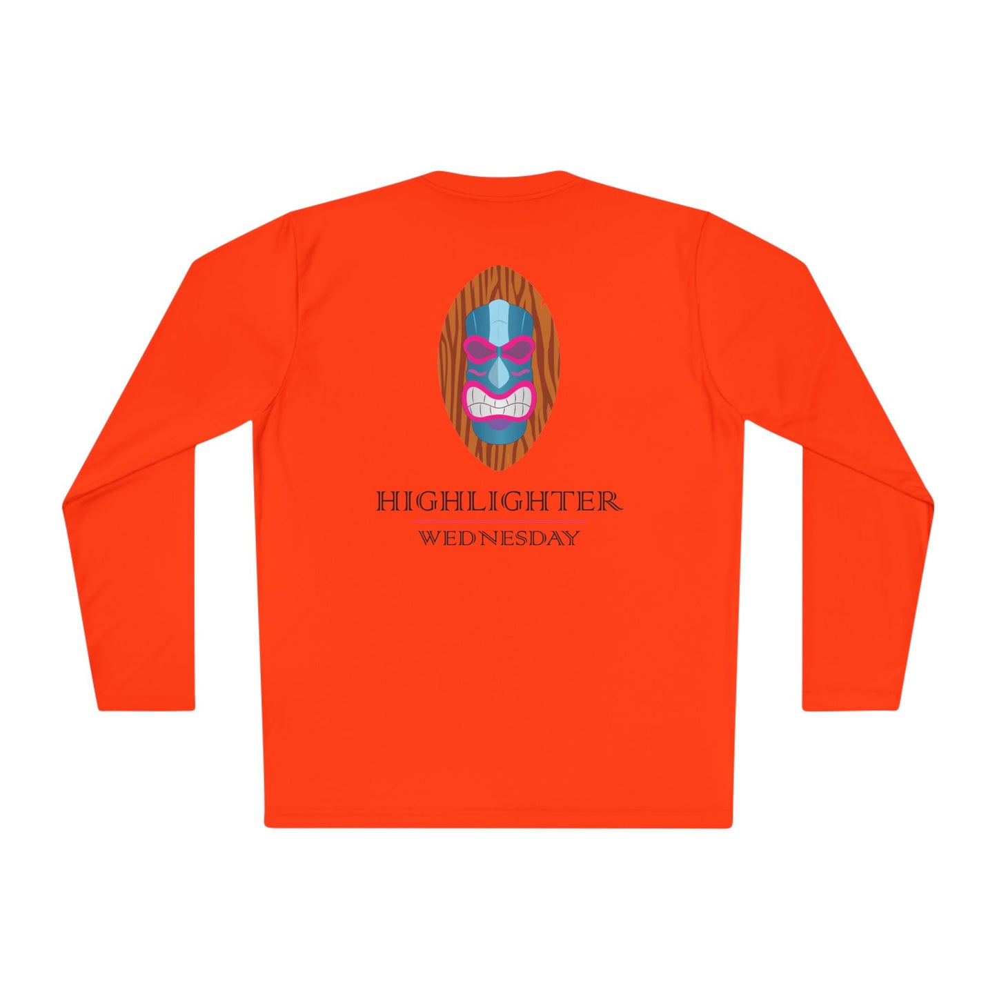 HW Moisture-Wicking Long Sleeve Tee - Highlighter Wednesday