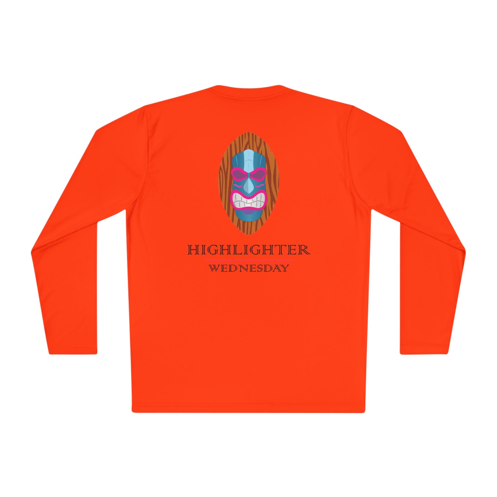 HW Moisture-Wicking Long Sleeve Tee - Highlighter Wednesday