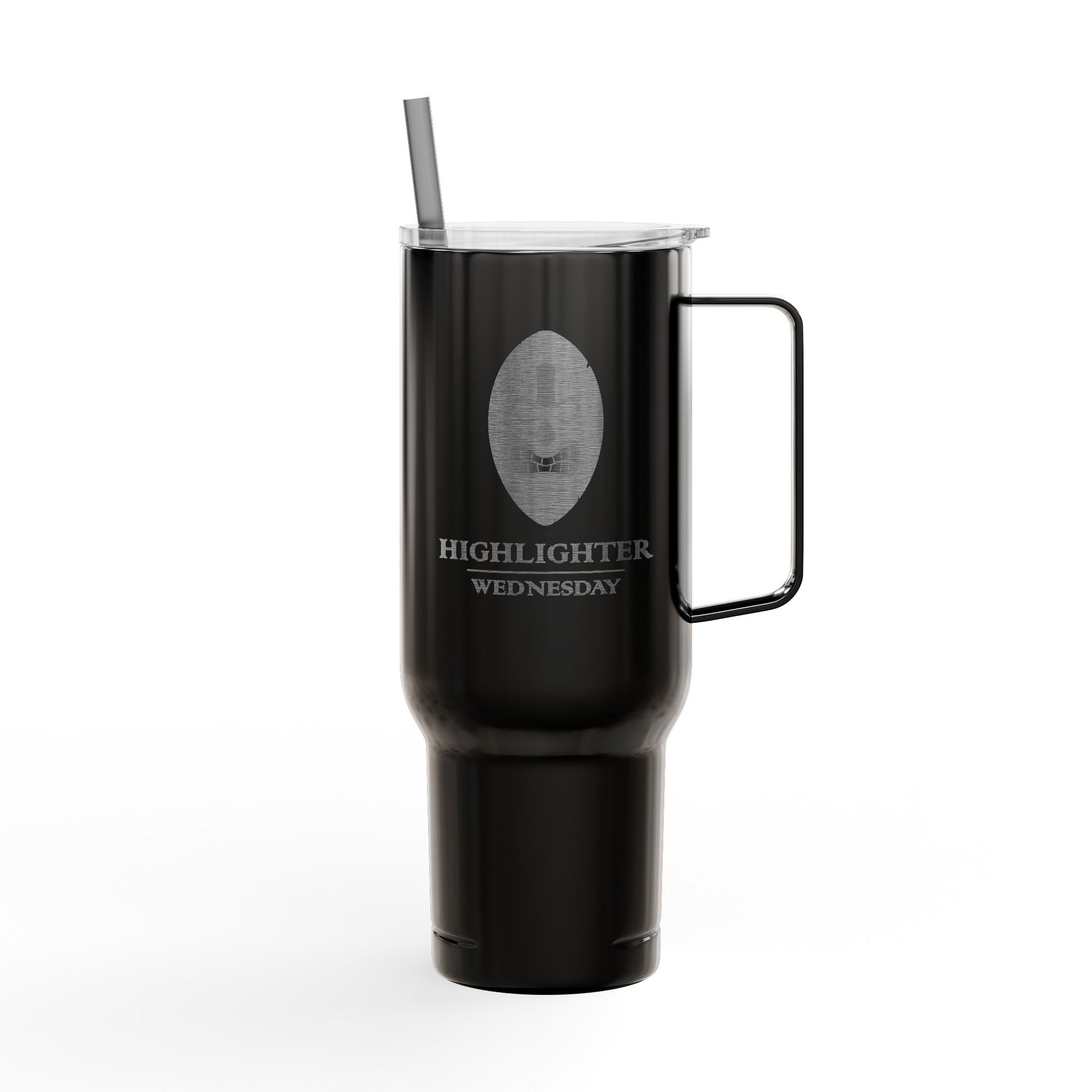 HW 40oz Recycled Stainless Steel Travel Tumbler - Highlighter Wednesday