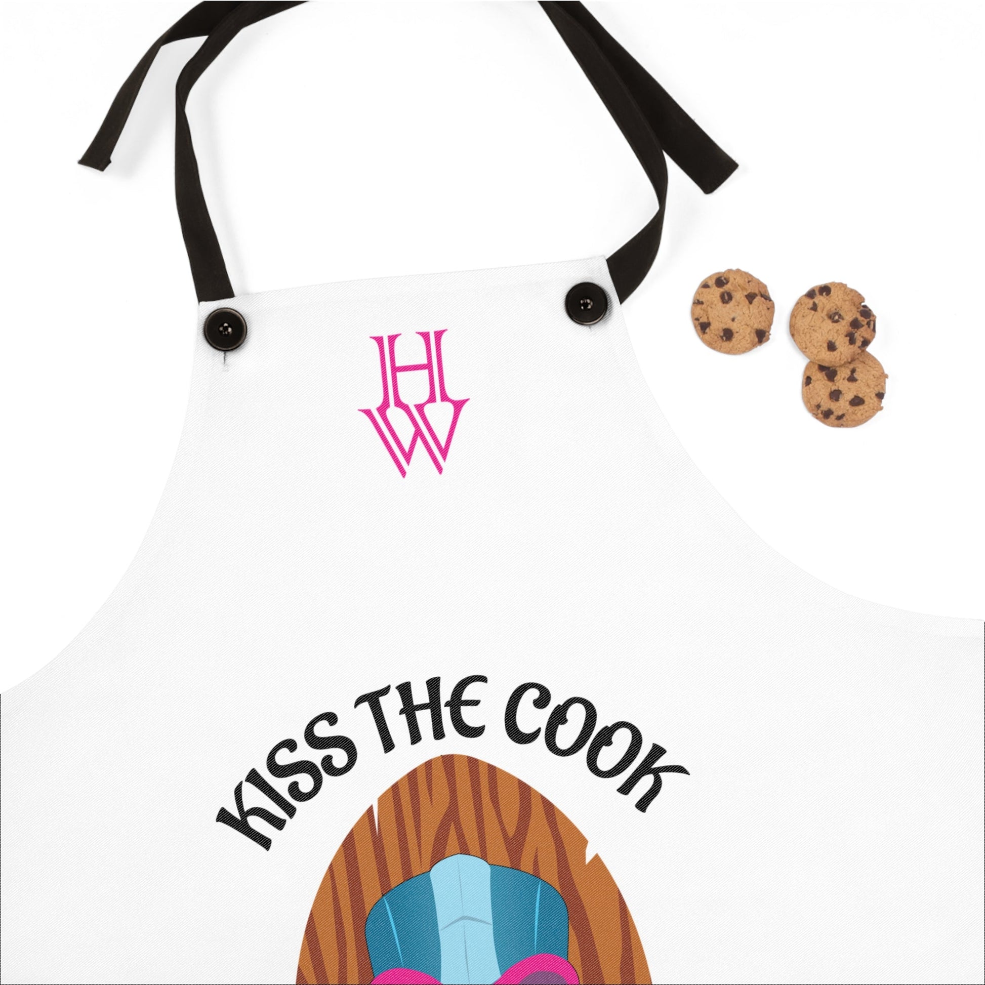 HW Kiss The Cook Apron Printify
