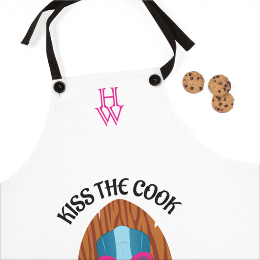 HW Kiss The Cook Apron Printify