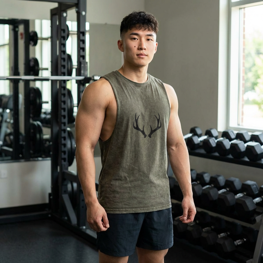 HW Antler Stonewash Tank