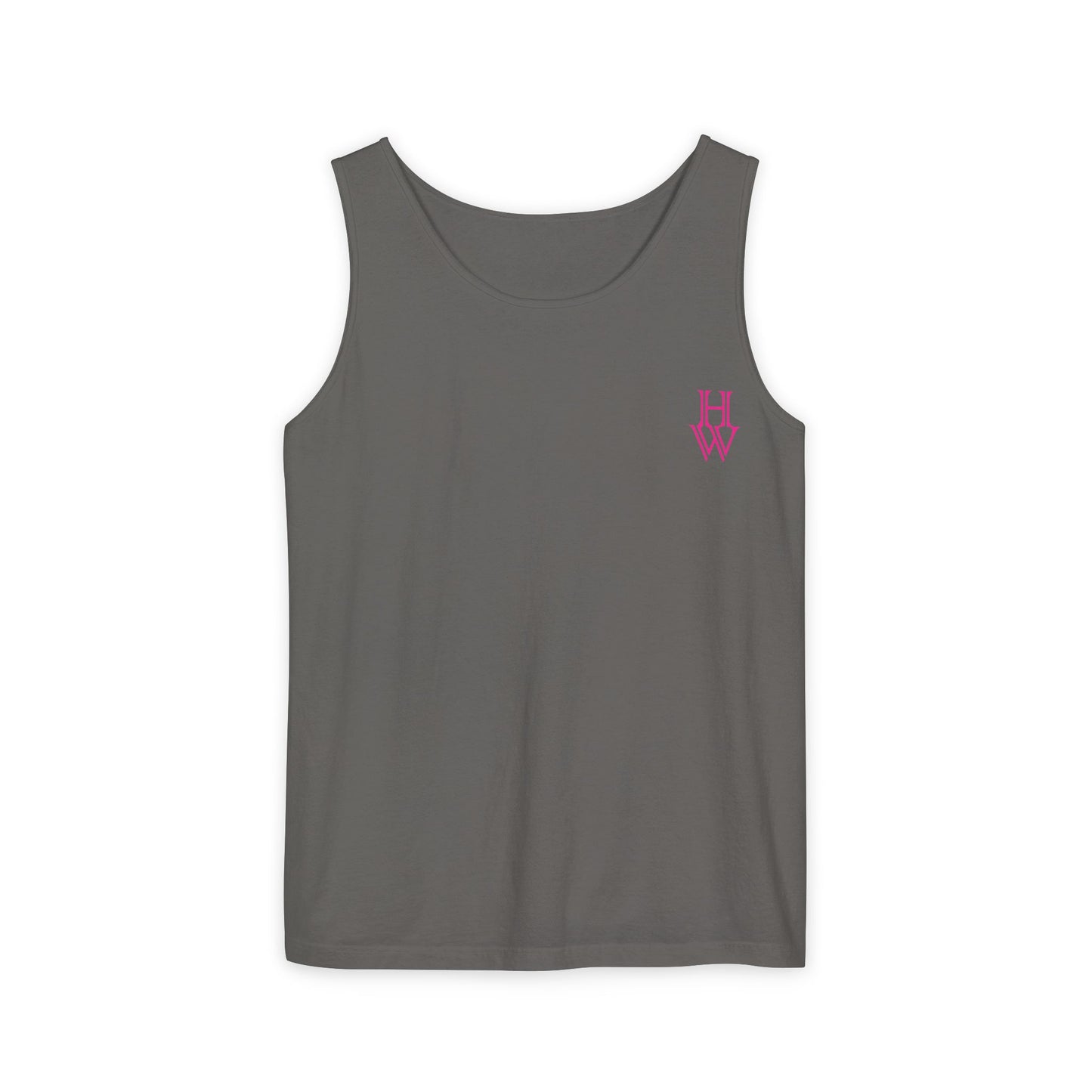 HW Unisex Garment-Dyed Tank Top - Highlighter Wednesday
