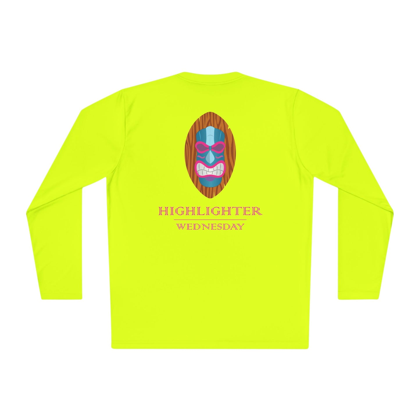 HW Moisture-Wicking Long Sleeve Tee - Highlighter Wednesday