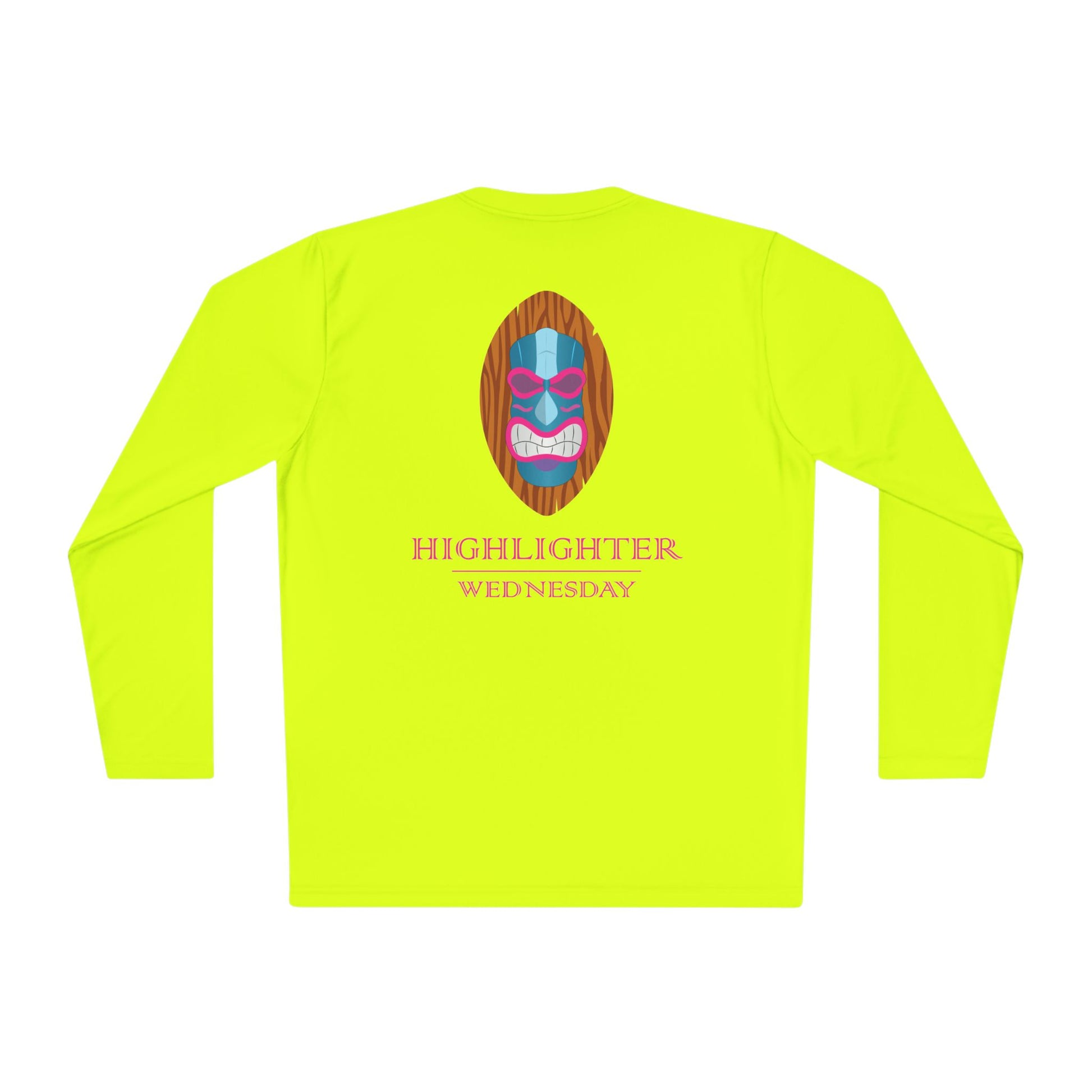 HW Moisture-Wicking Long Sleeve Tee - Highlighter Wednesday